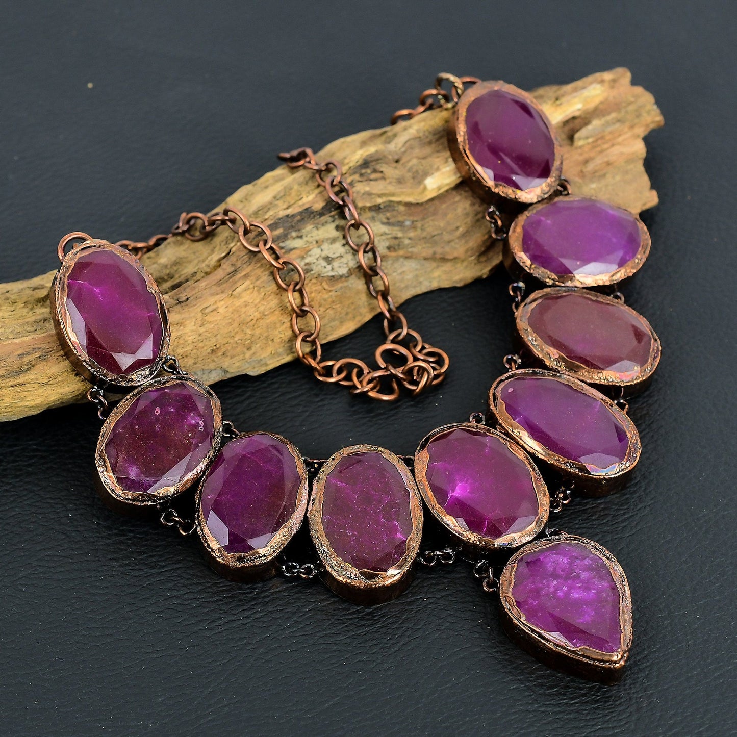 Ruby Red Gemstone Necklace