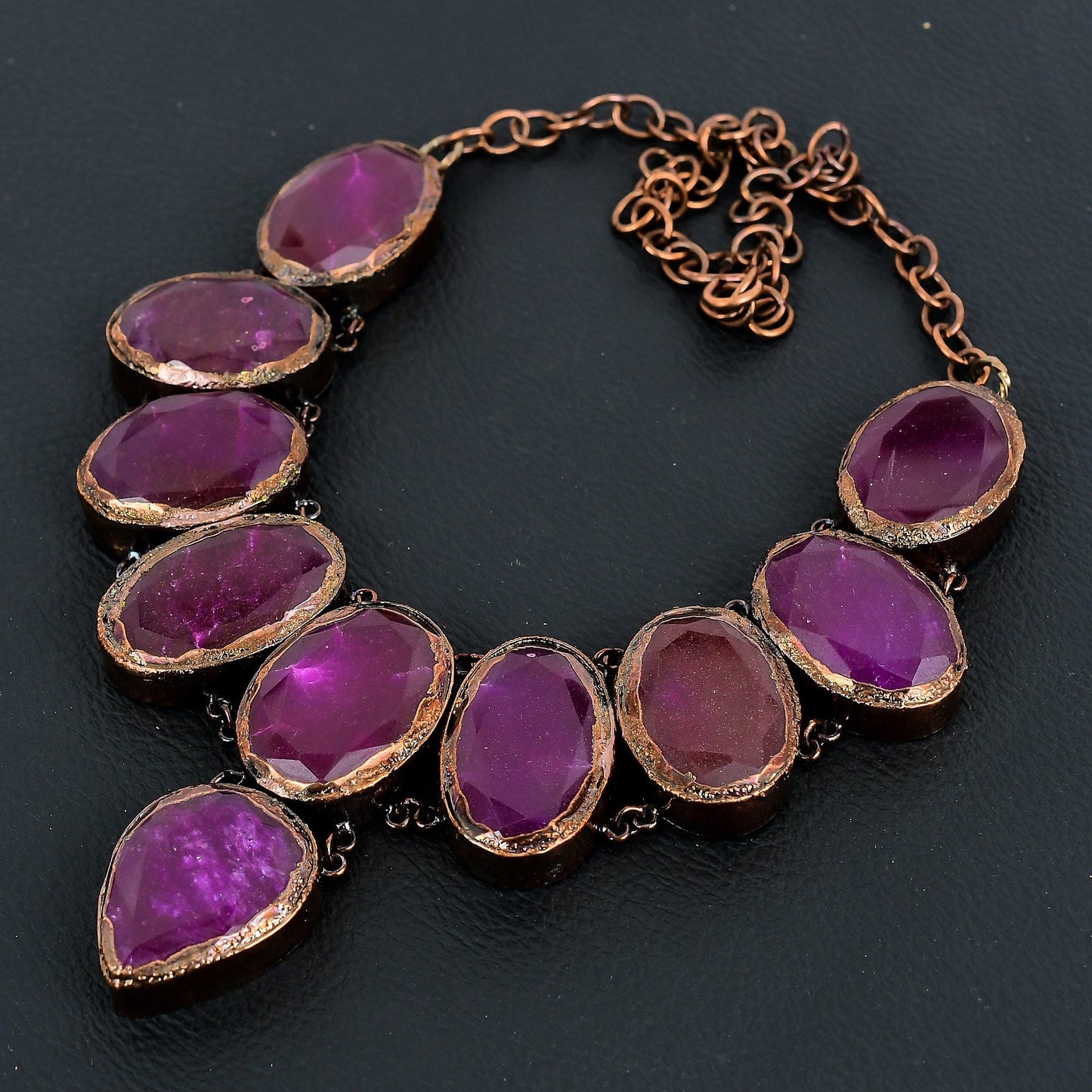 Ruby Red Gemstone Necklace