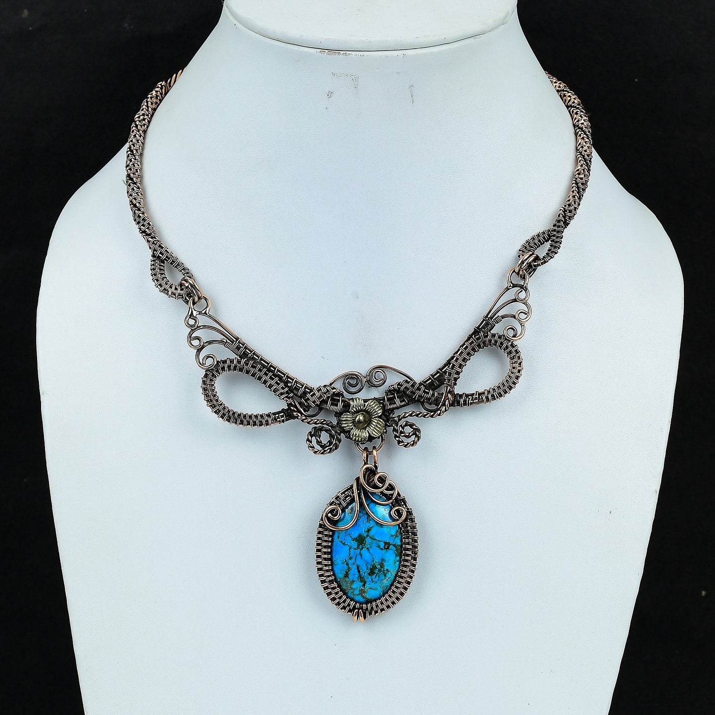 Turquoise Gemstone Necklace