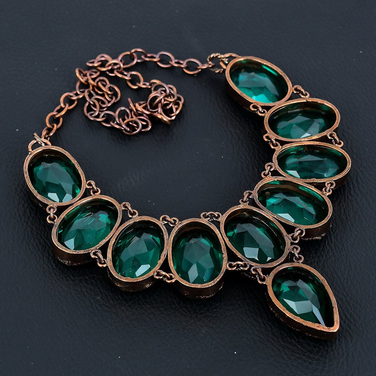 Blue Aquamarine Gemstone Necklace