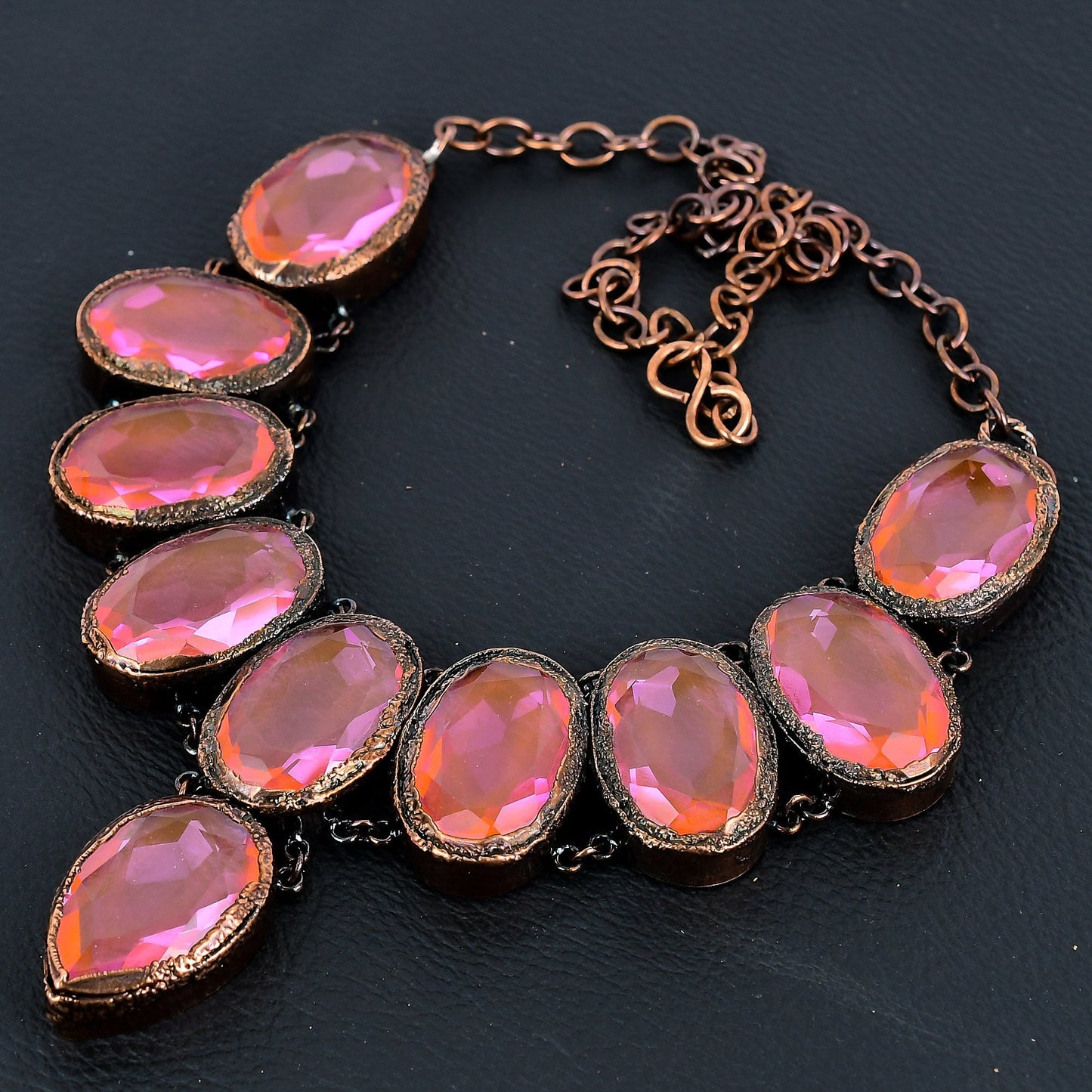 Pink Kunzite Gemstone Necklace