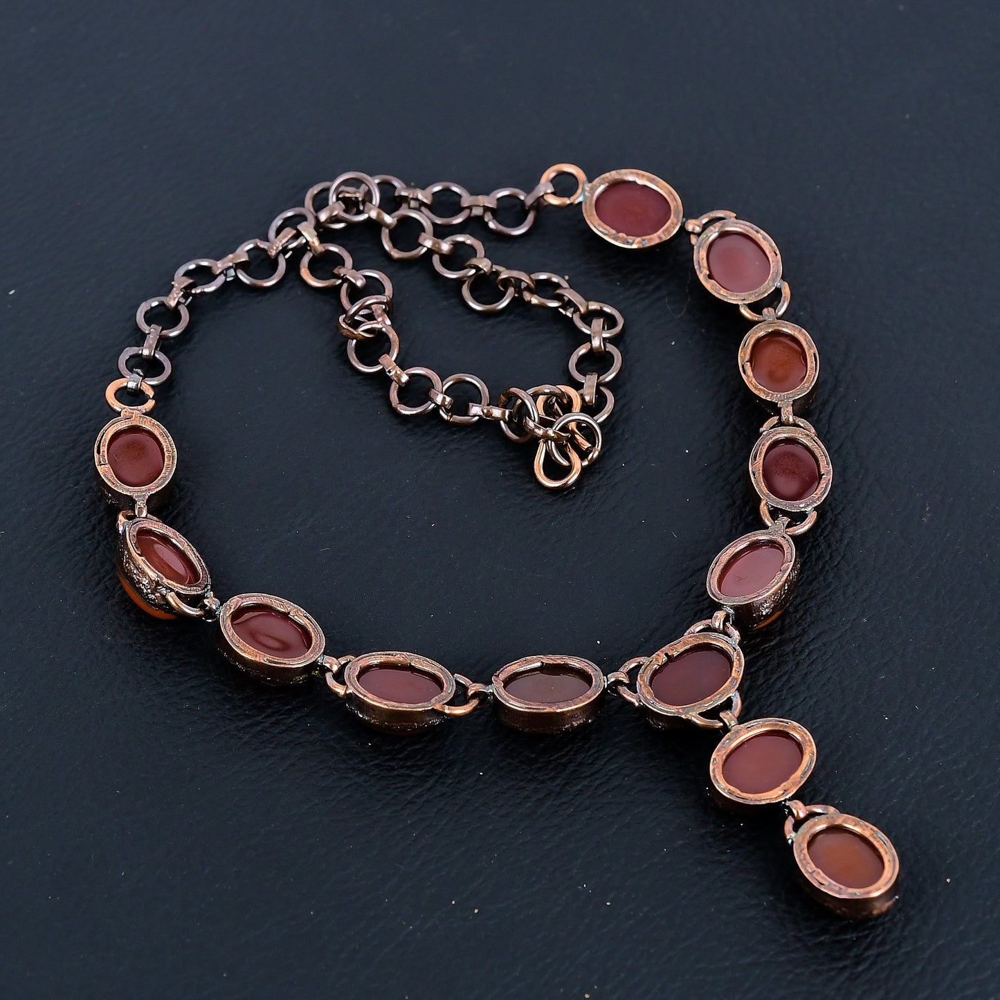 Red Carnelian Gemstone Necklace