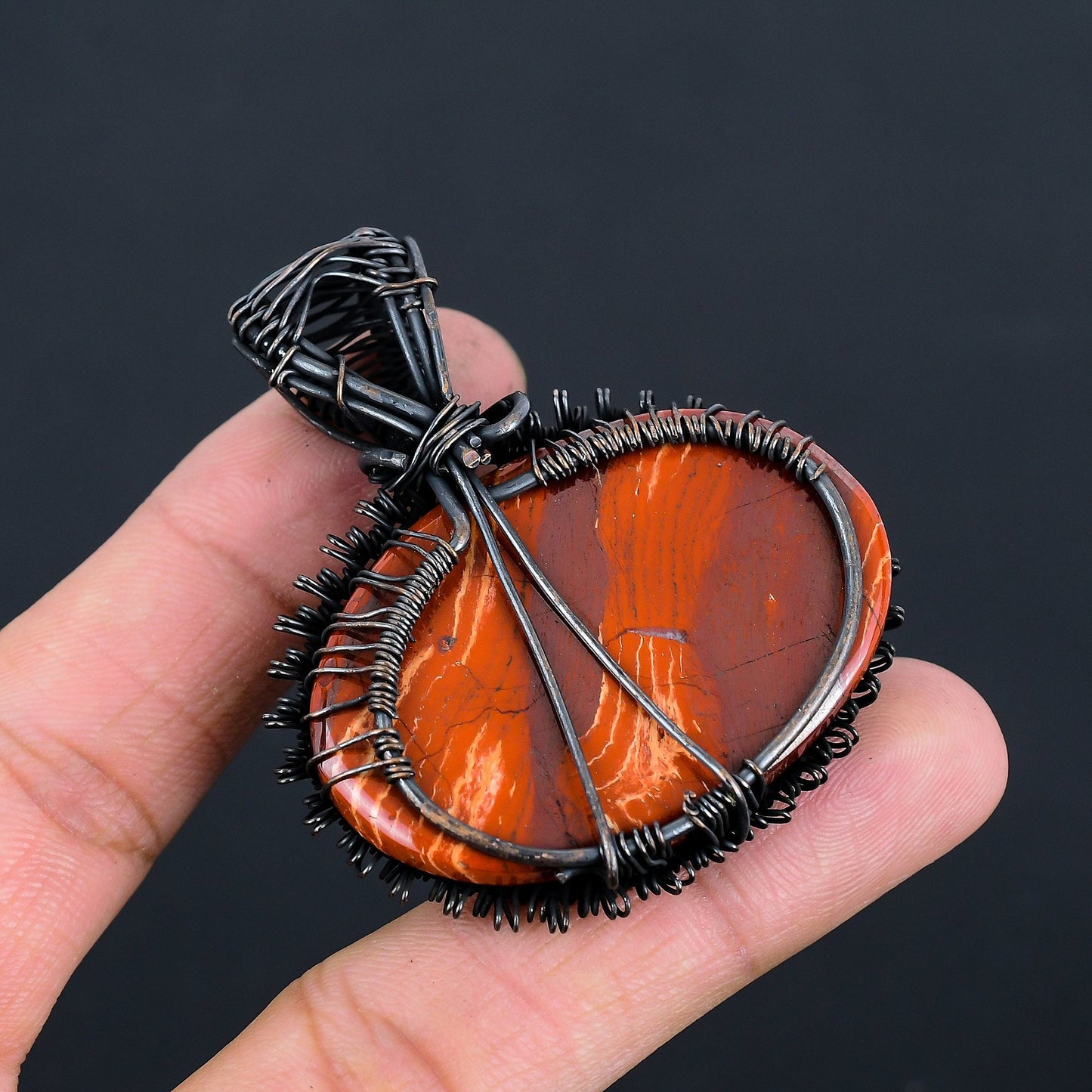 Red Jasper Gemstone Pendant