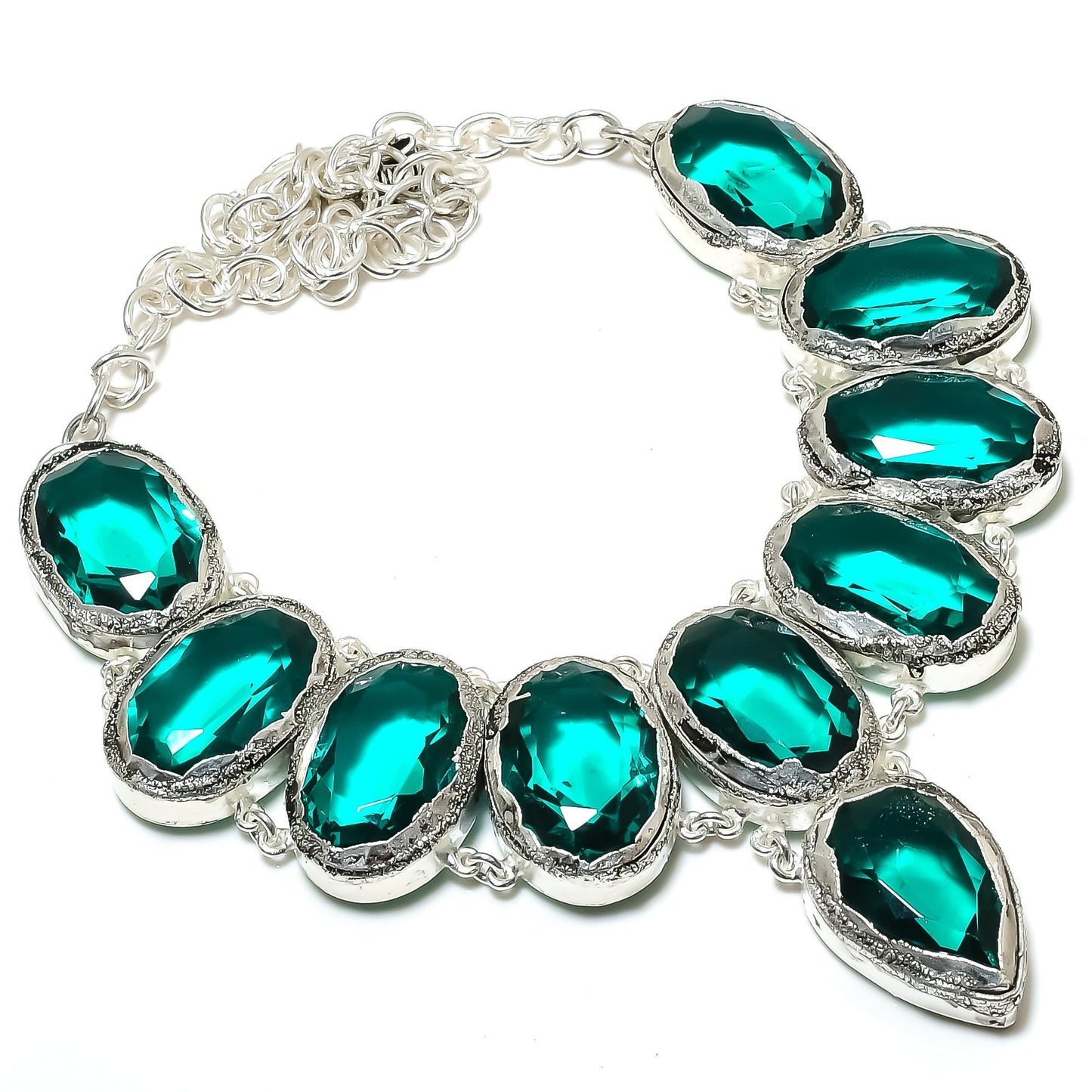 Green Apatite Gemstone Necklace