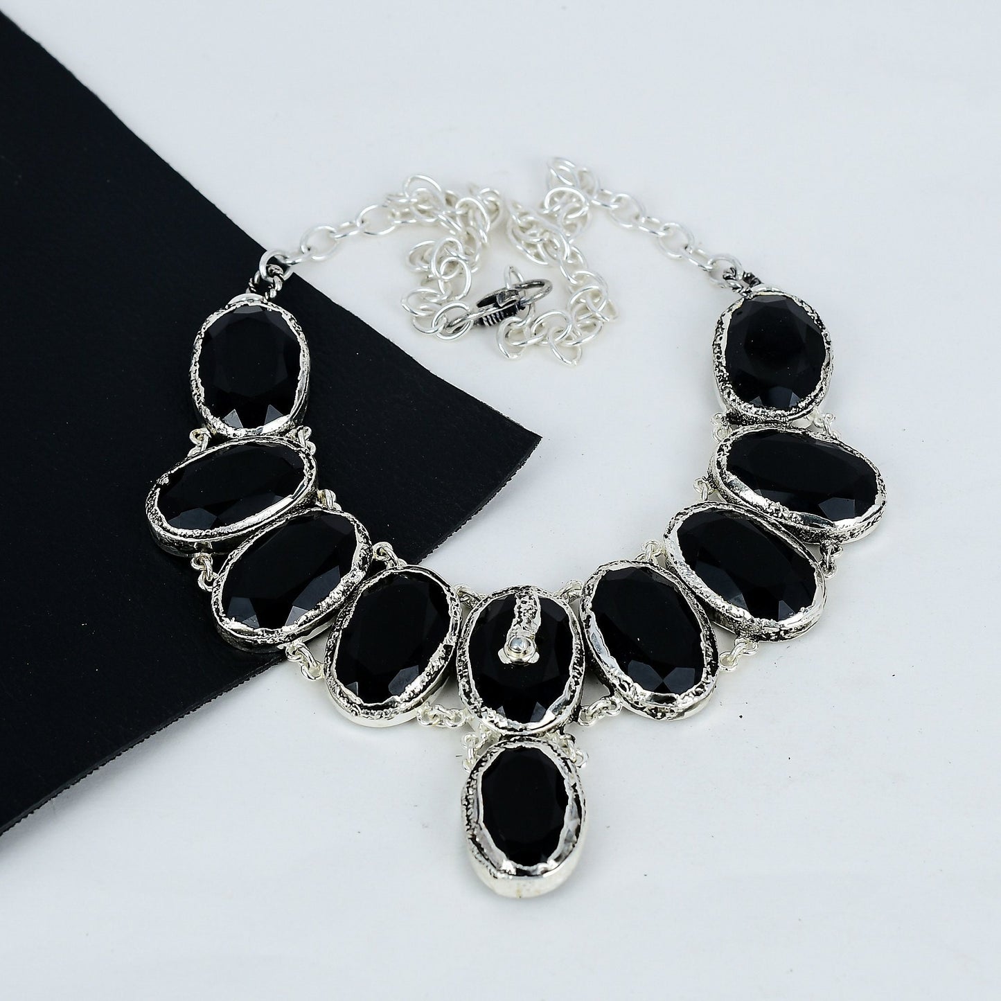 Black Spinel Gemstone Necklace