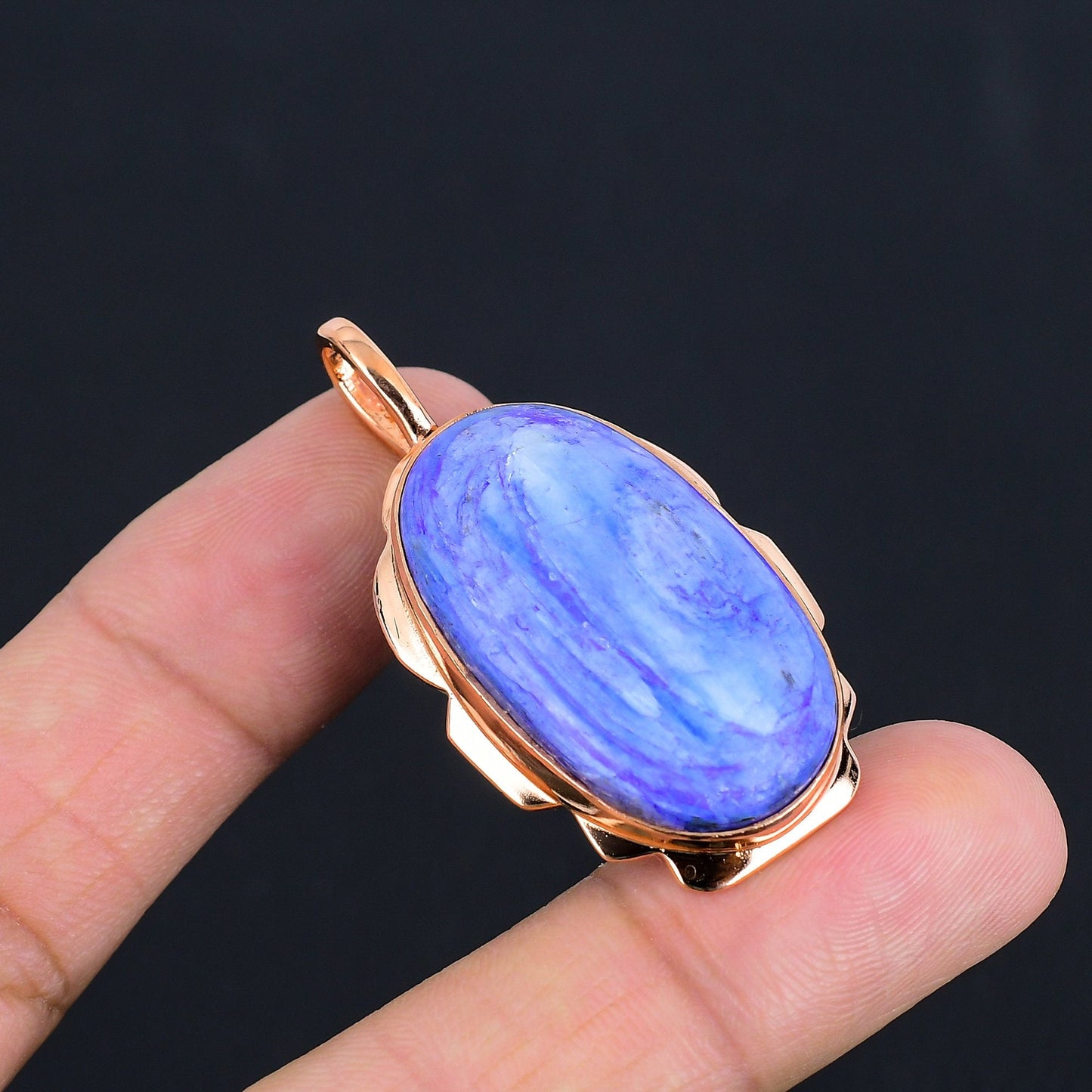 Blue Kyanite Gemstone Pendant
