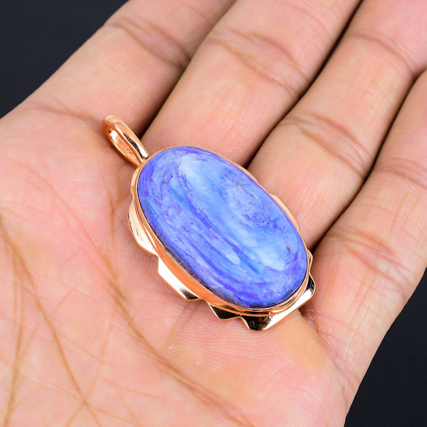 Blue Kyanite Gemstone Pendant