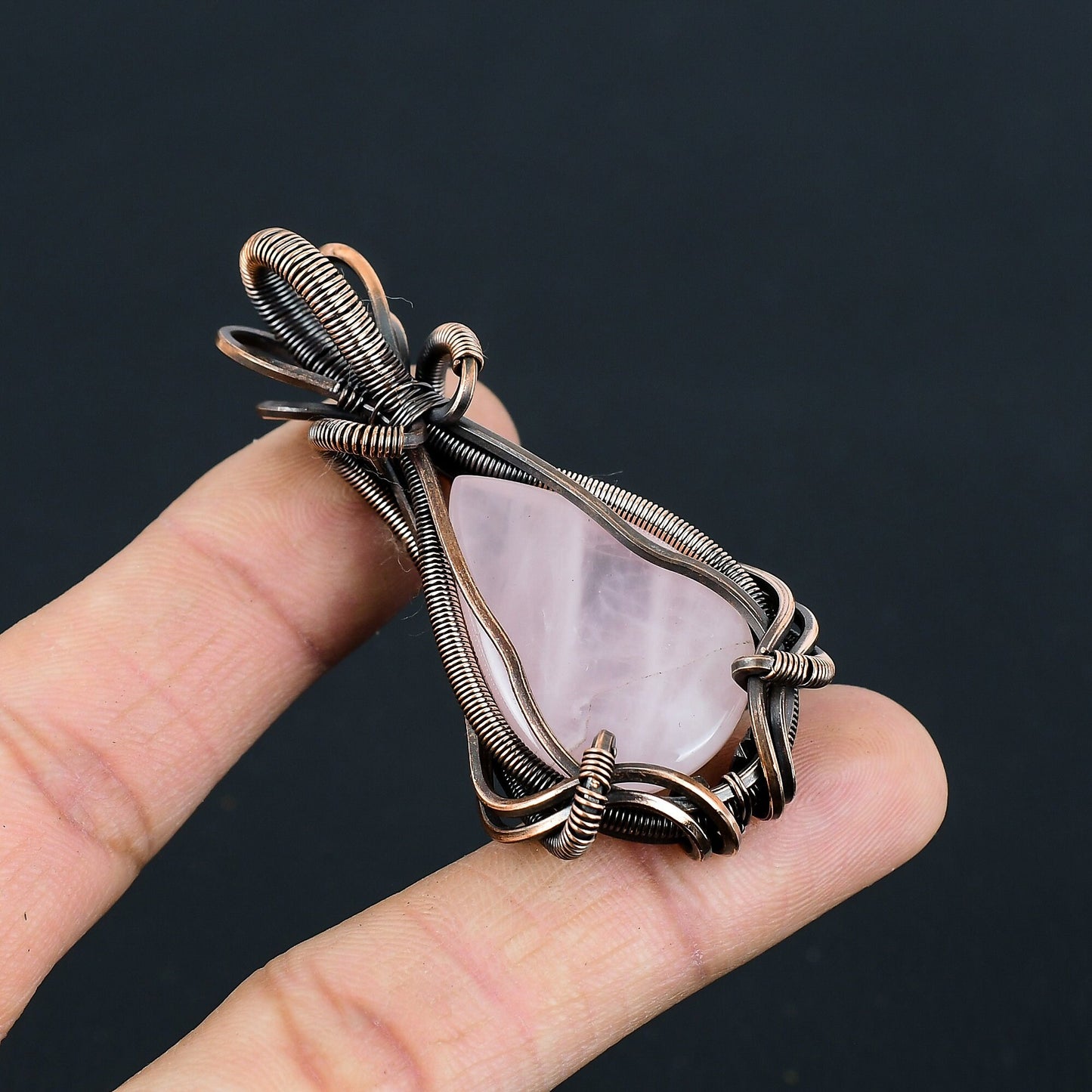 Rose Quartz Gemstone Pendant