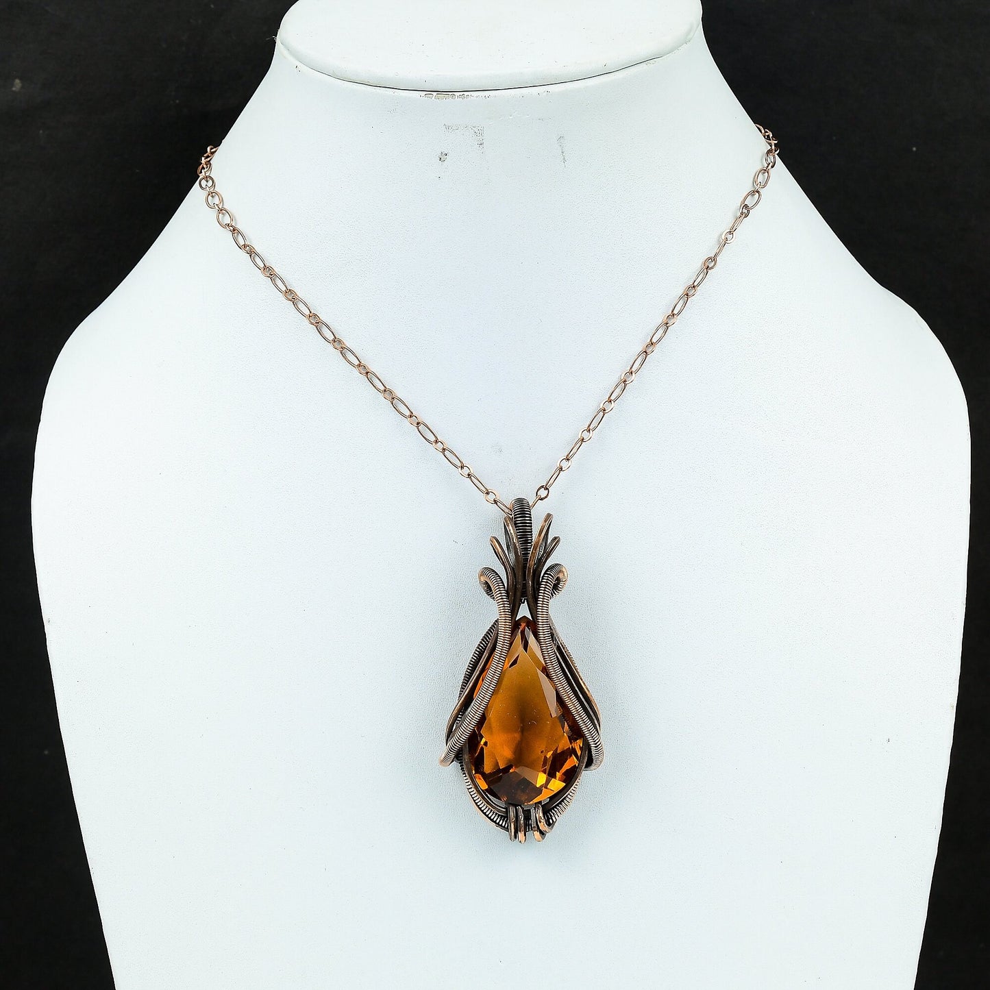 Yellow Citrine Gemstone Pendant