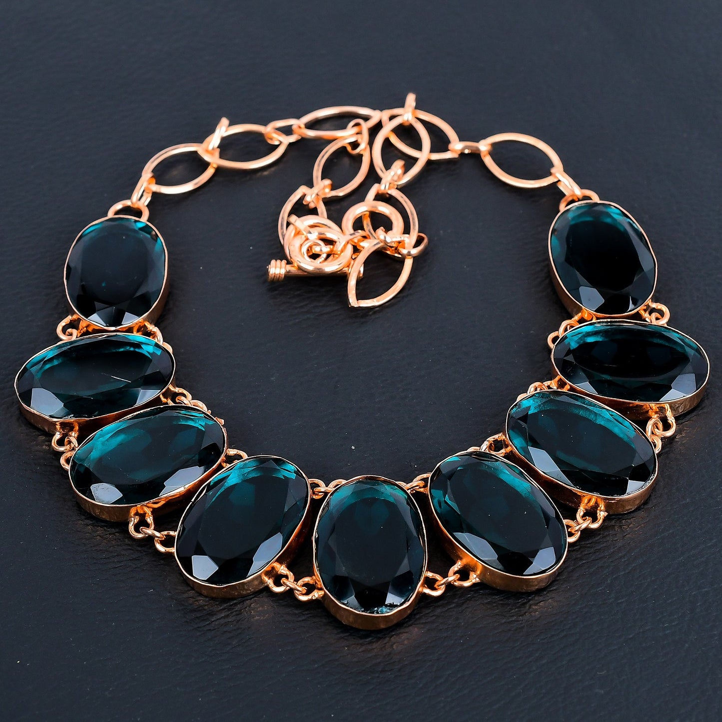 Indicolite Tourmaline Gemstone Necklace