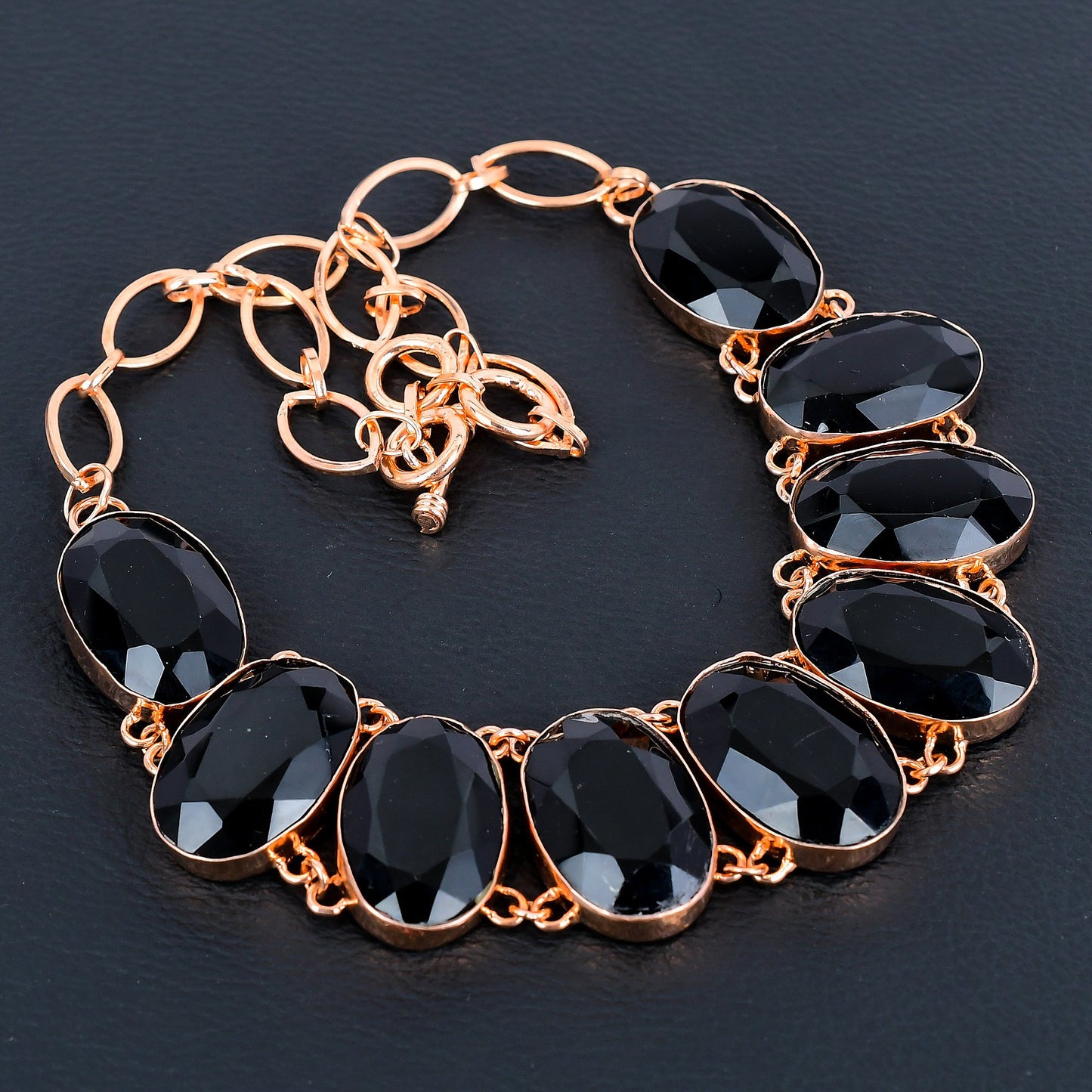 Black Spinel Gemstone Necklace