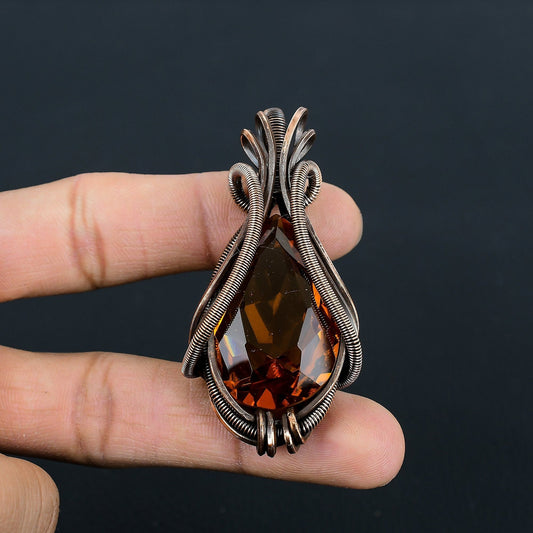 Yellow Citrine Gemstone Pendant