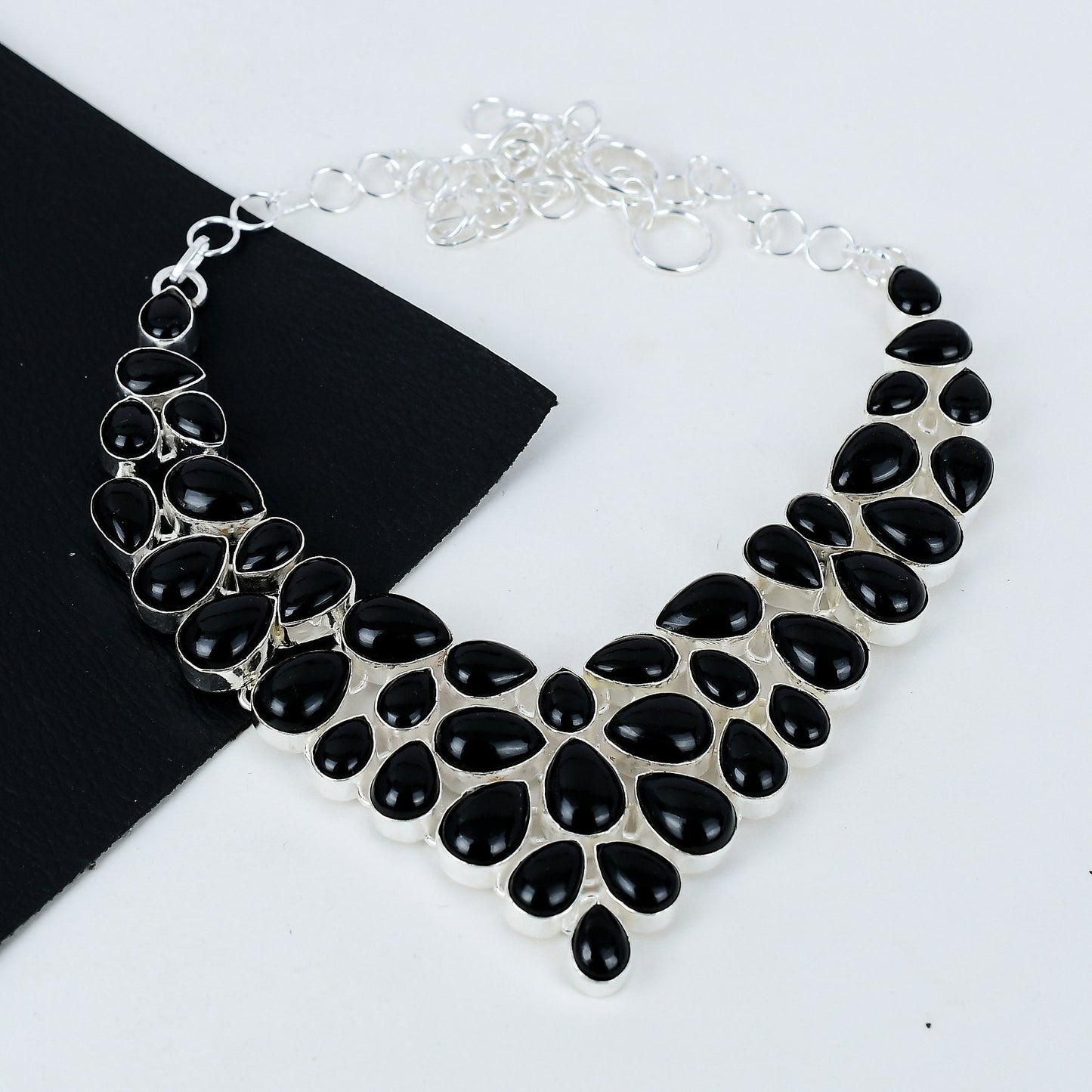 Black Onyx Gemstone Necklace