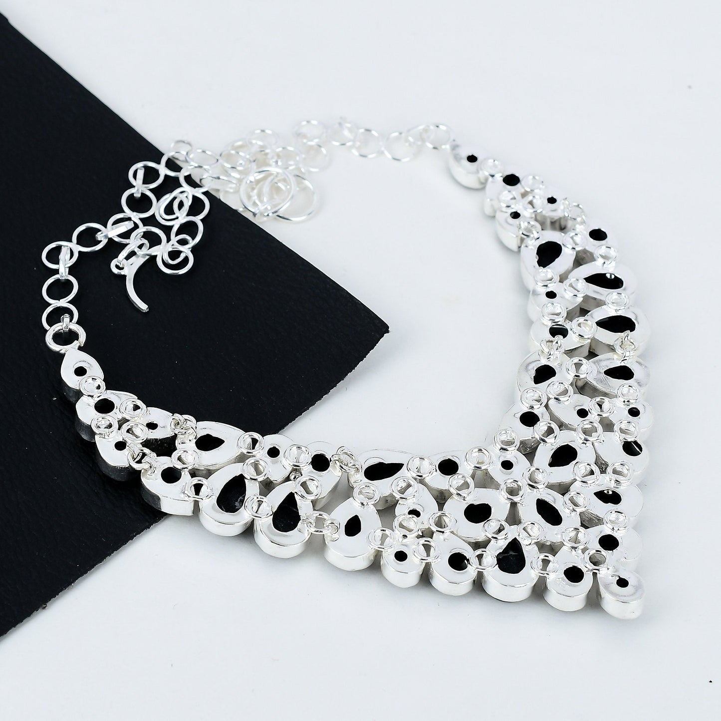 Black Onyx Gemstone Necklace