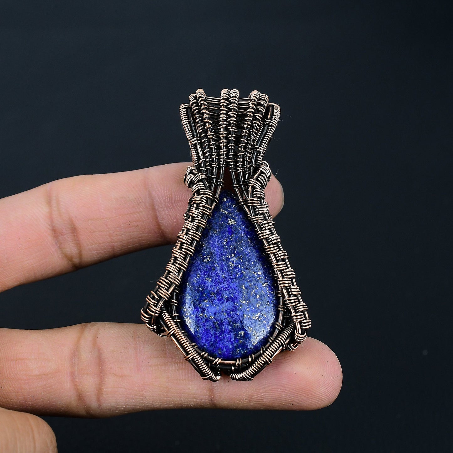 Blue Lapis Lazuli Gemstone Pendant