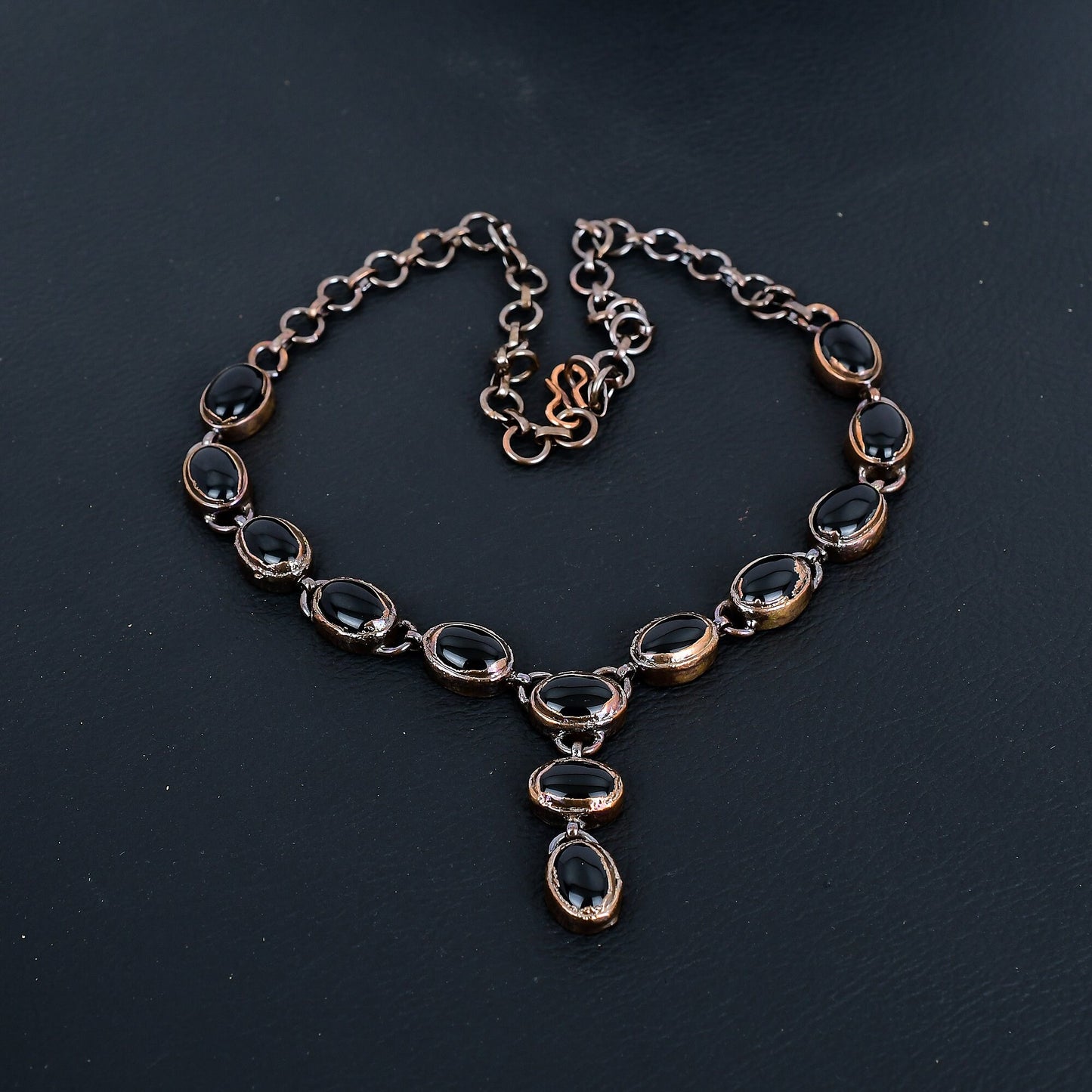 Black Onyx Gemstone Necklace