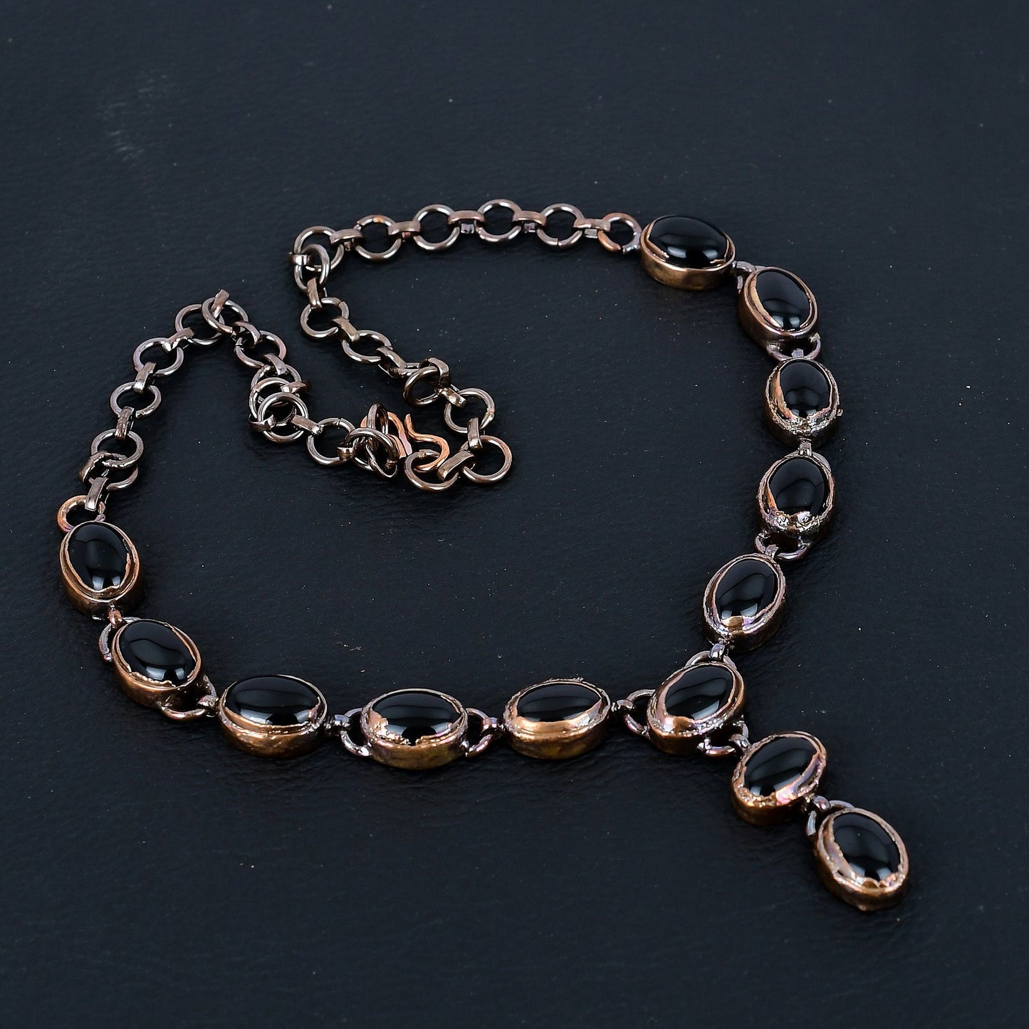 Black Onyx Gemstone Necklace