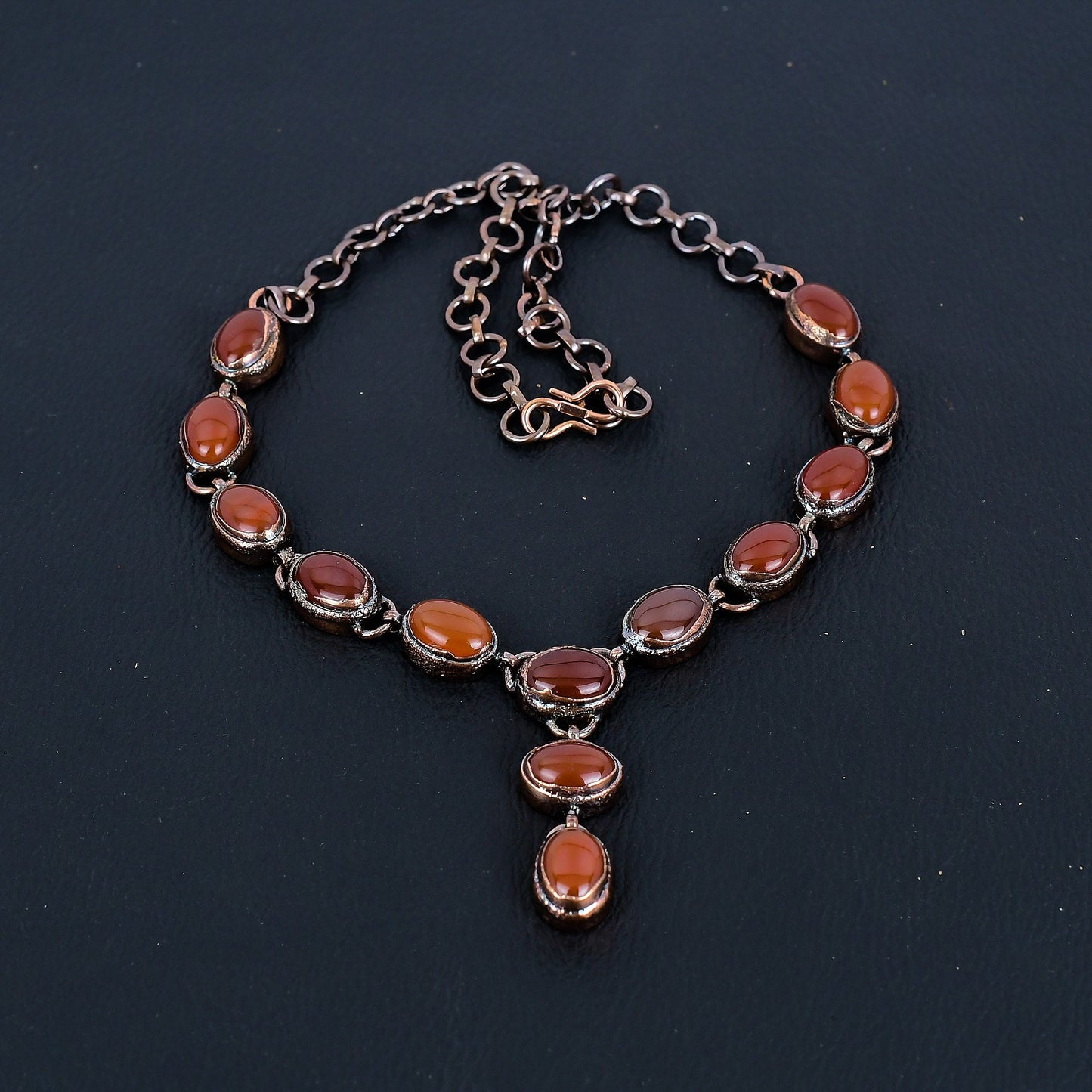 Red Carnelian Gemstone Necklace