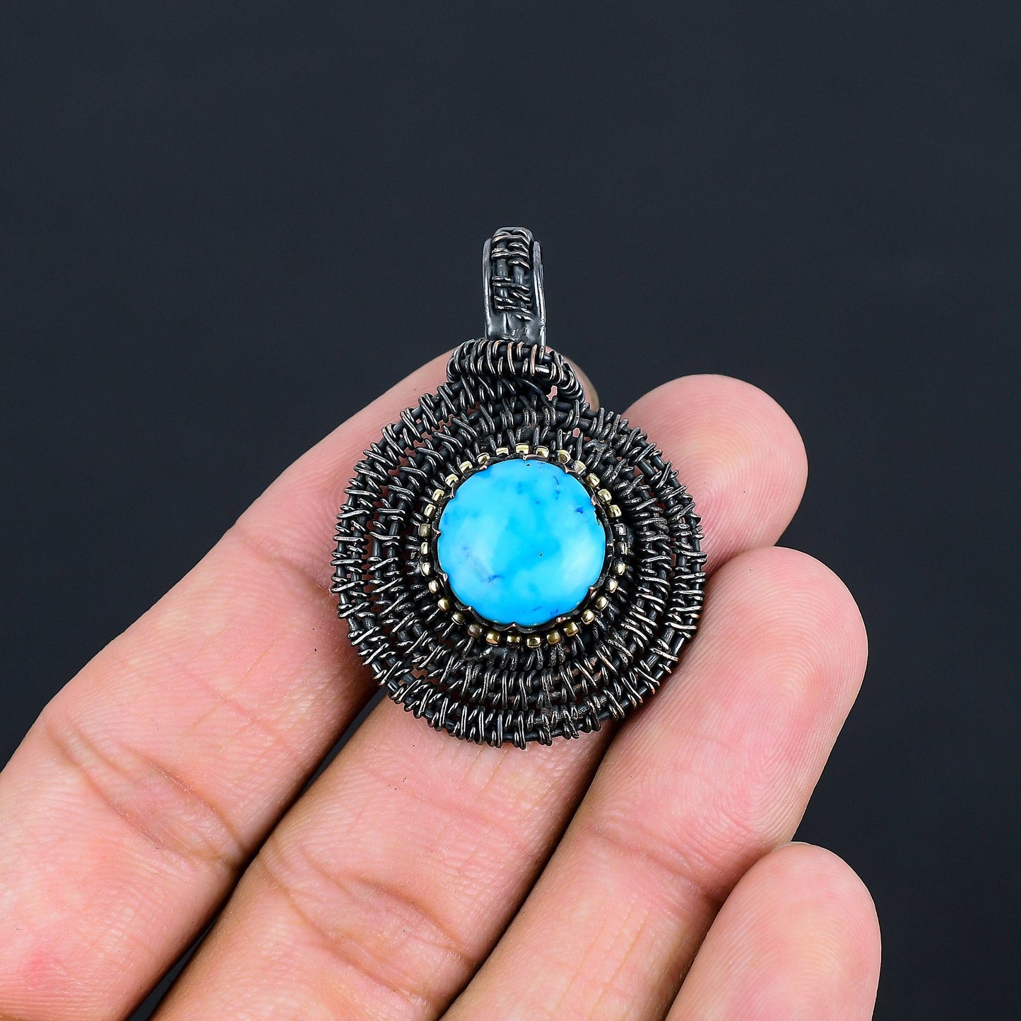 Turquoise Gemstone Pendant