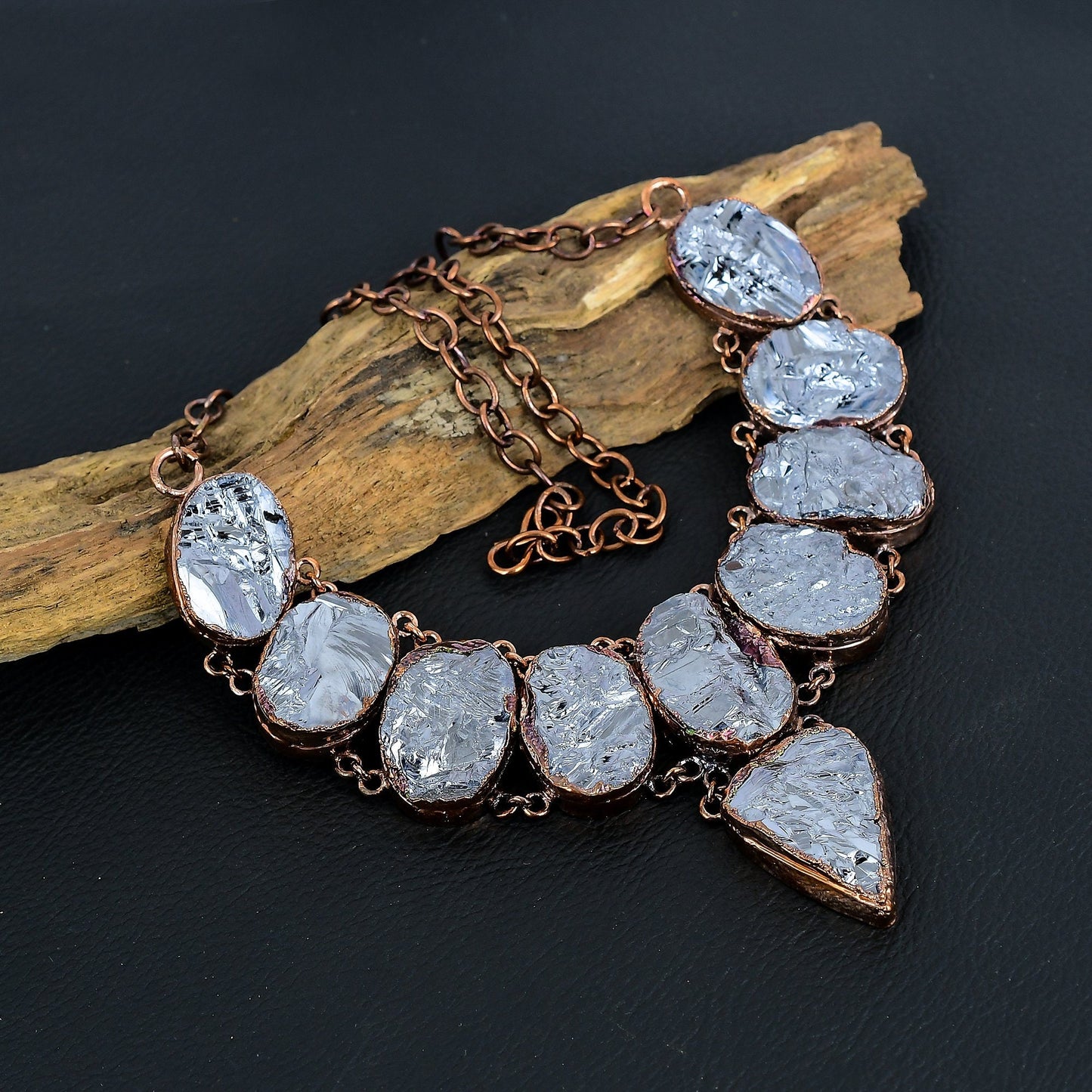 Black Shungite Gemstone Necklace