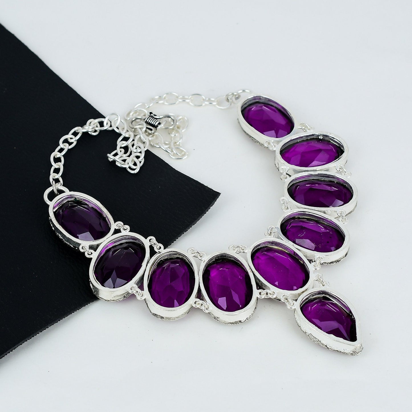 Pink Amethyst Gemstone Necklace