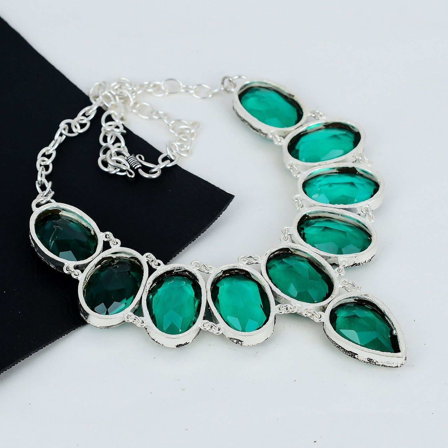 Green Apatite Gemstone Necklace
