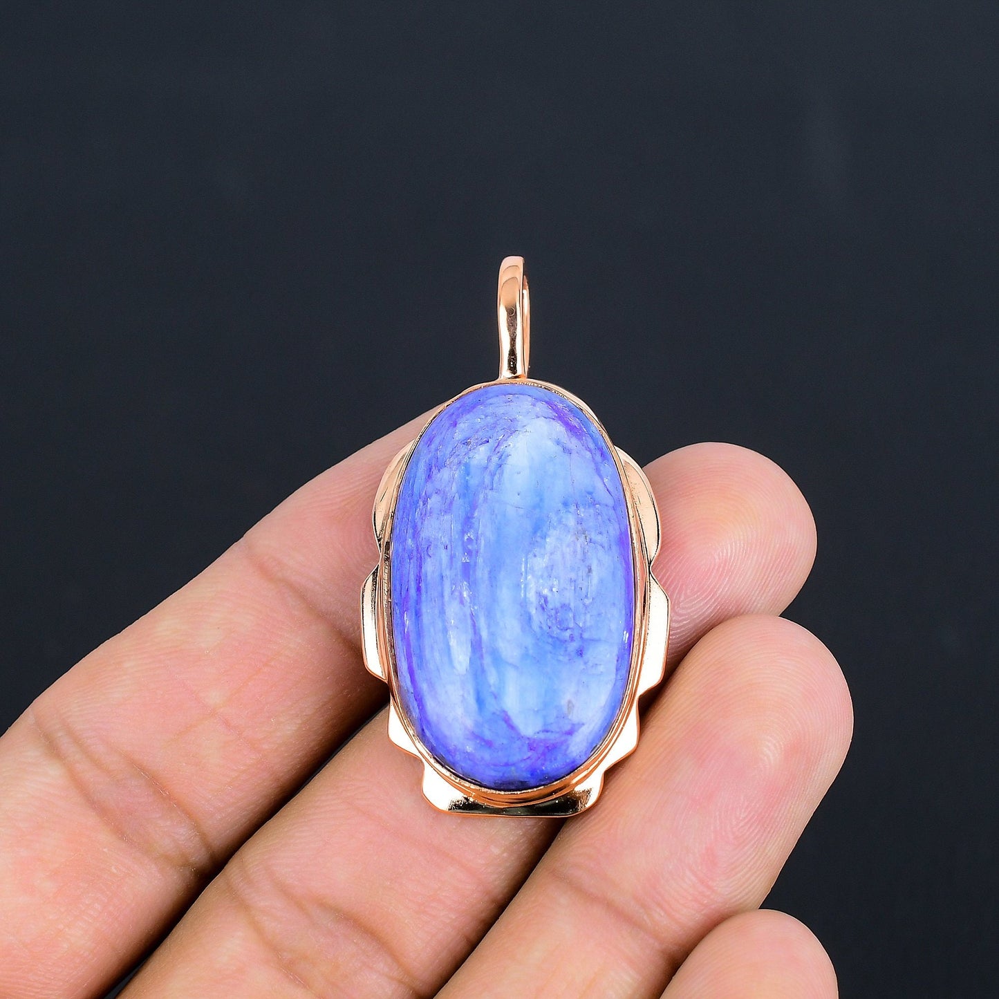 Blue Kyanite Gemstone Pendant