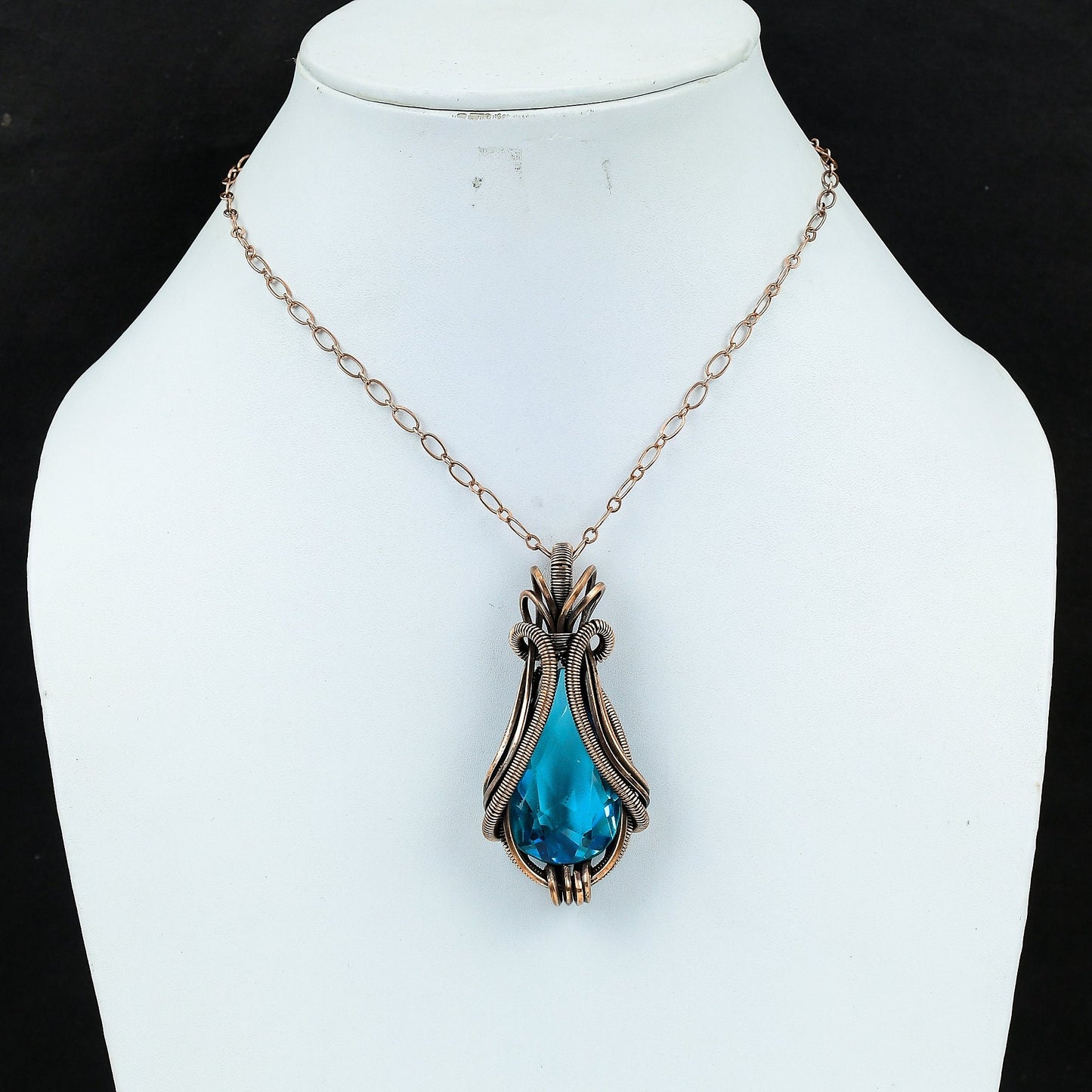 Blue Topaz Gemstone Pendant