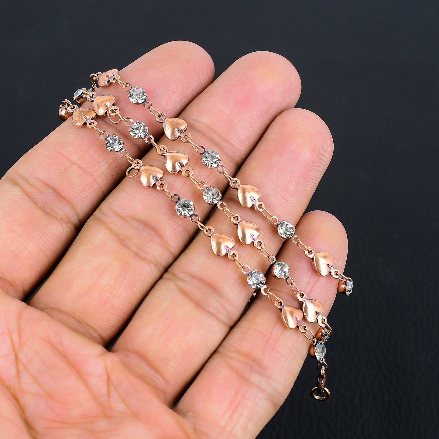 Copper Gemstone Necklace