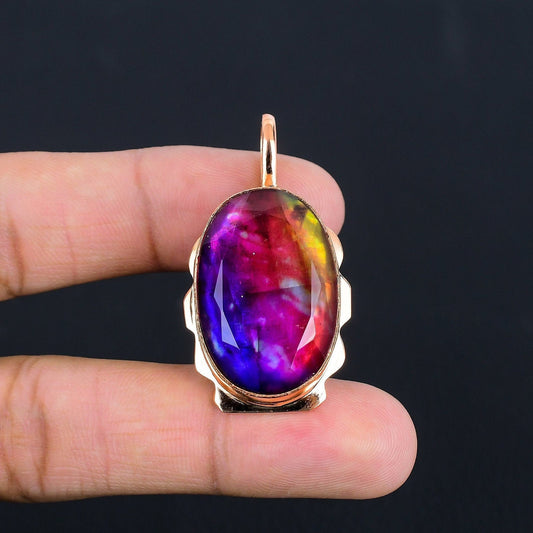 Multicolor Ammolite Gemstone Pendant