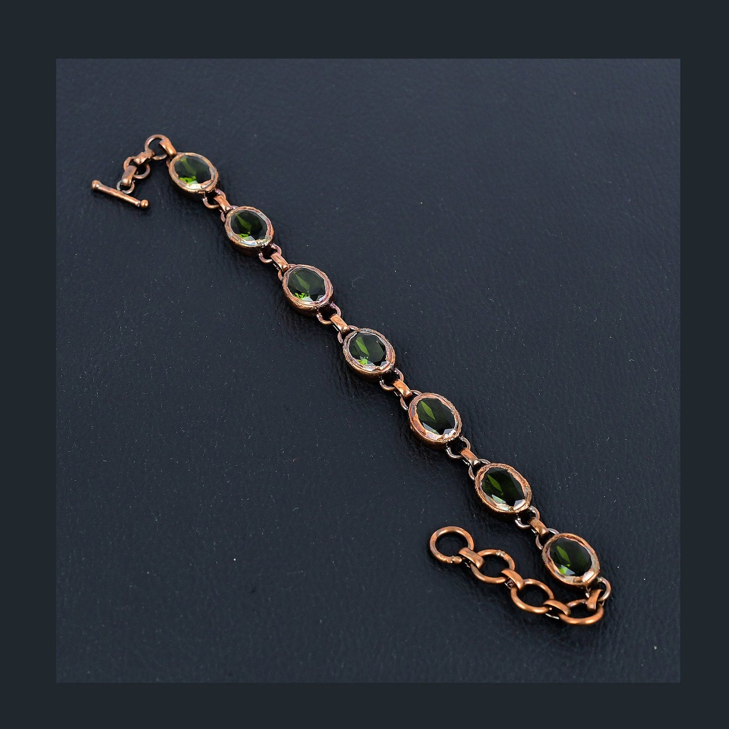 Rainbow Mystic Topaz Gemstone Bracelet