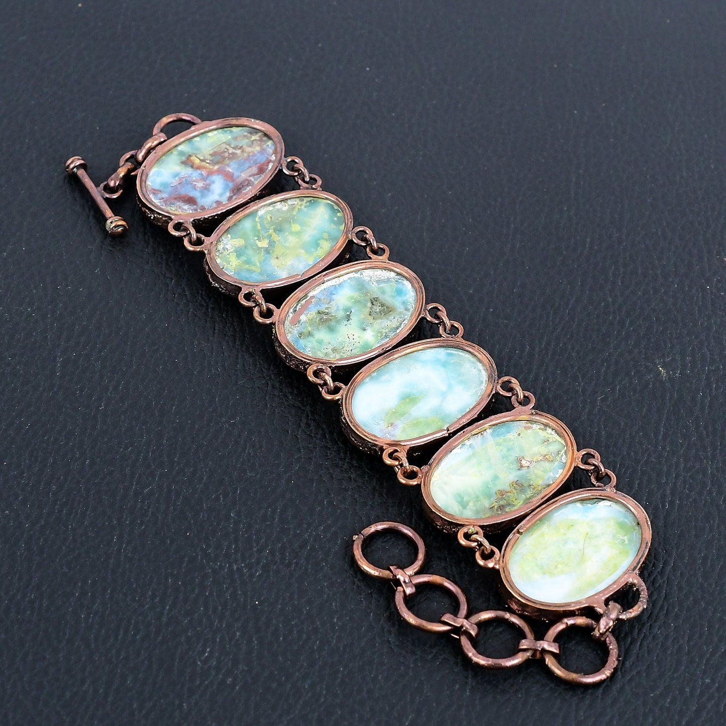 Blue Larimar Gemstone Bracelet