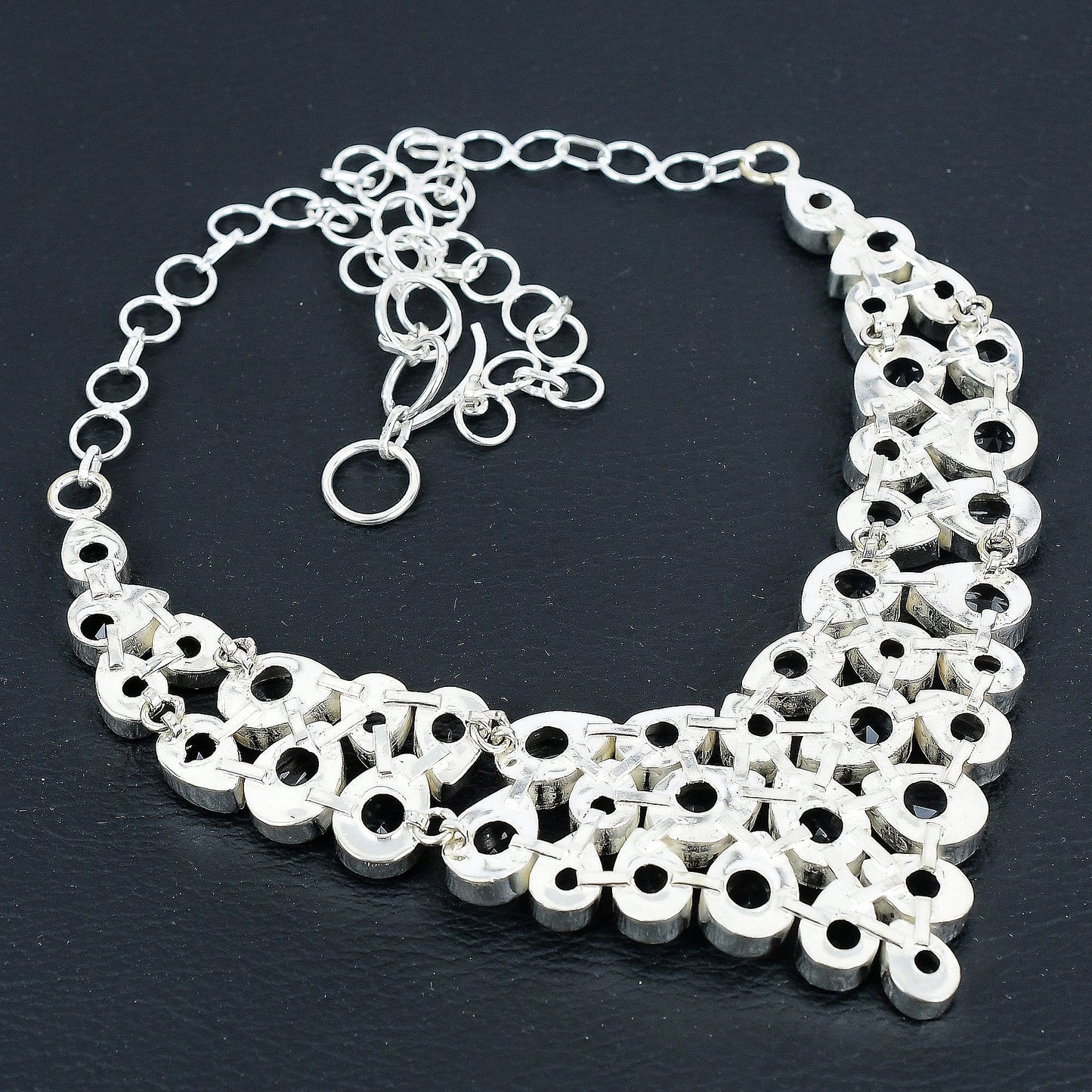 White Topaz Sterling Silver Necklace