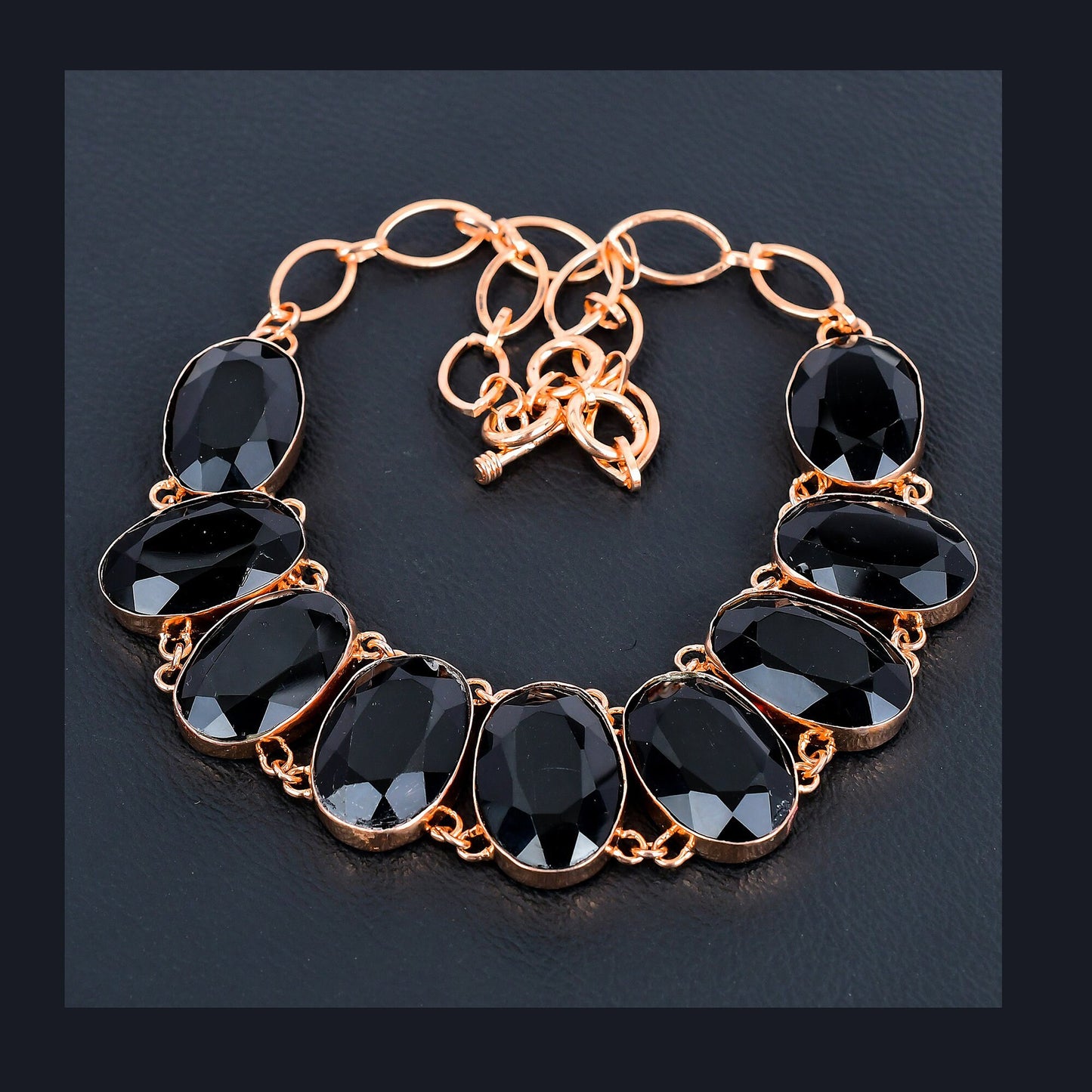 Black Spinel Gemstone Necklace