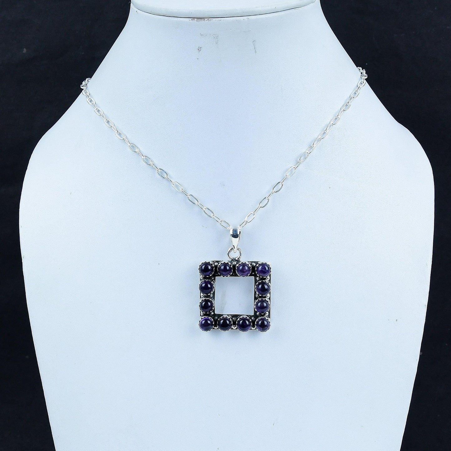 Purple Amethyst Gemstone Pendant