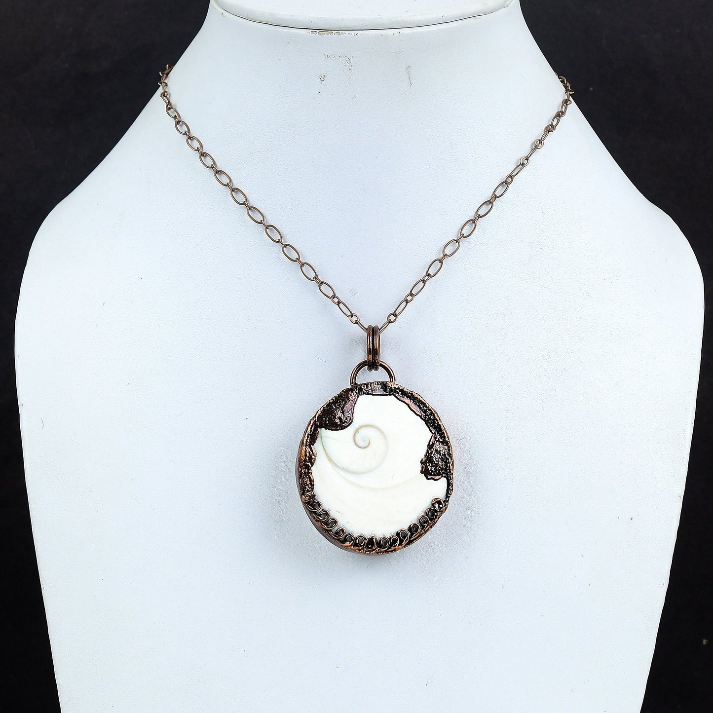 White Shiva Eye Gemstone Pendant