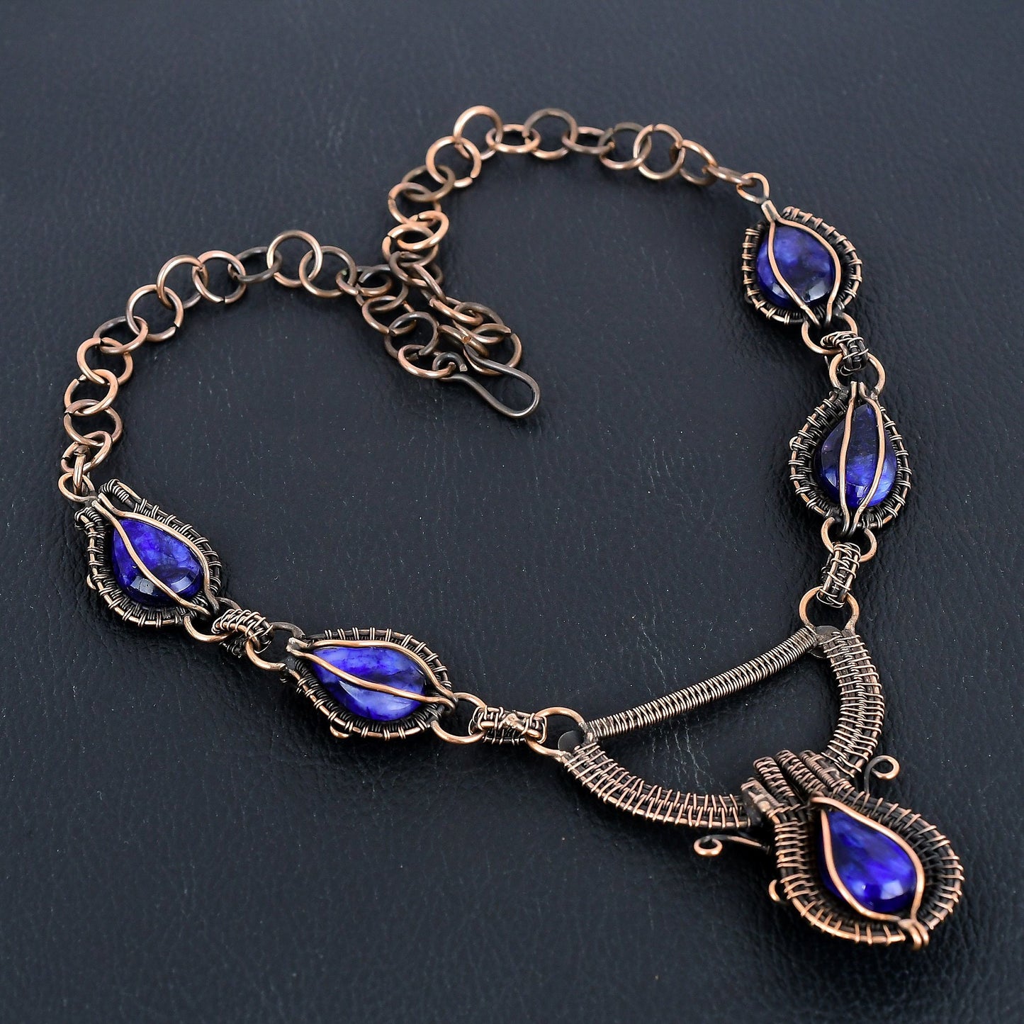 Blue Sapphire Gemstone Necklace