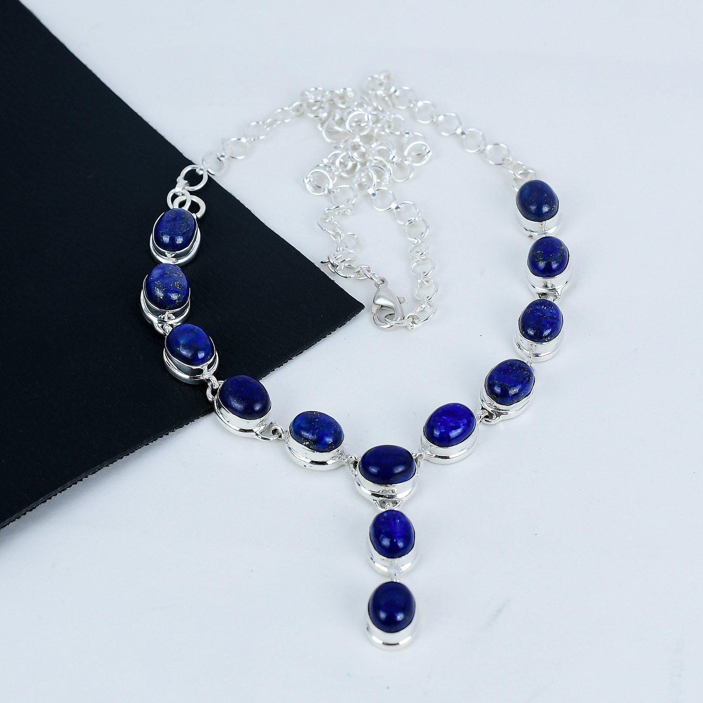 Blue Lapis Lazuli Gemstone Necklace
