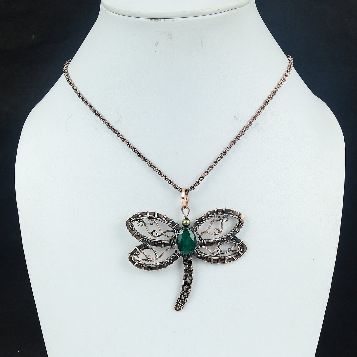 Green Emerald Gemstone Pendant