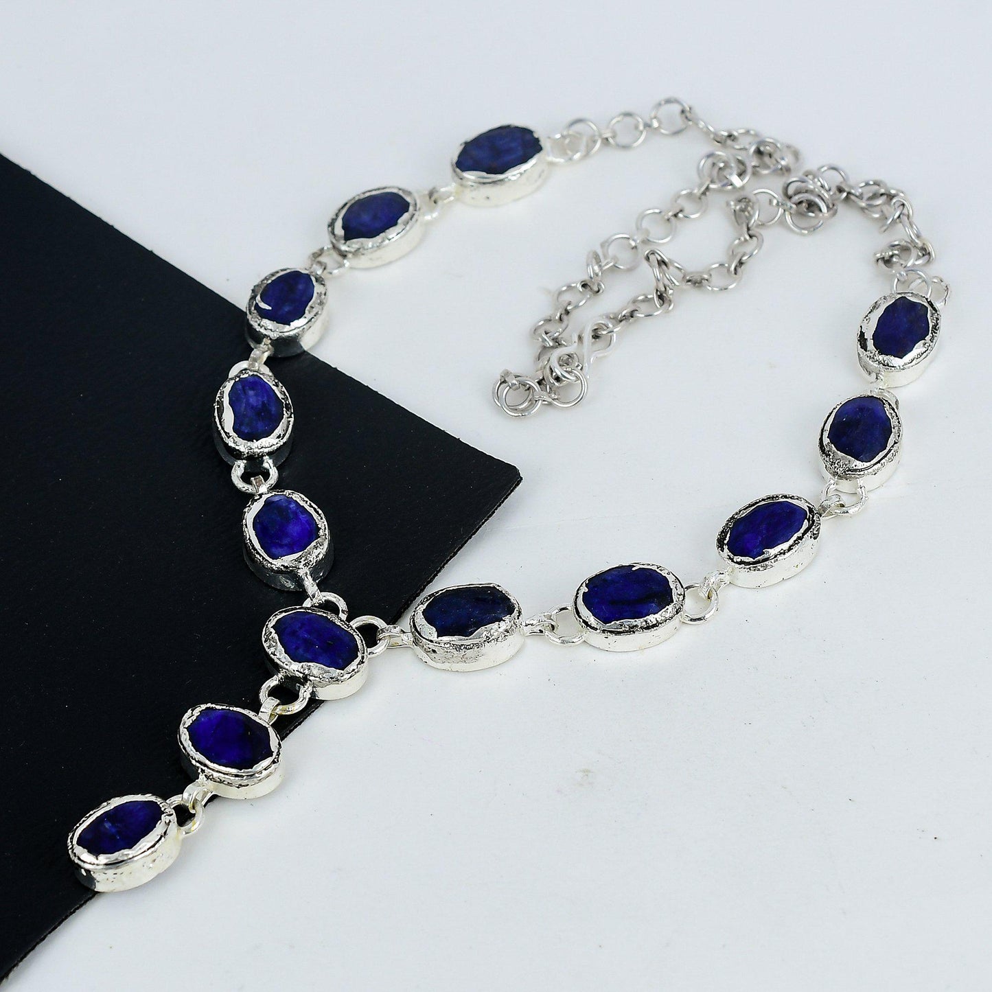 Blue Sapphire Gemstone Necklace