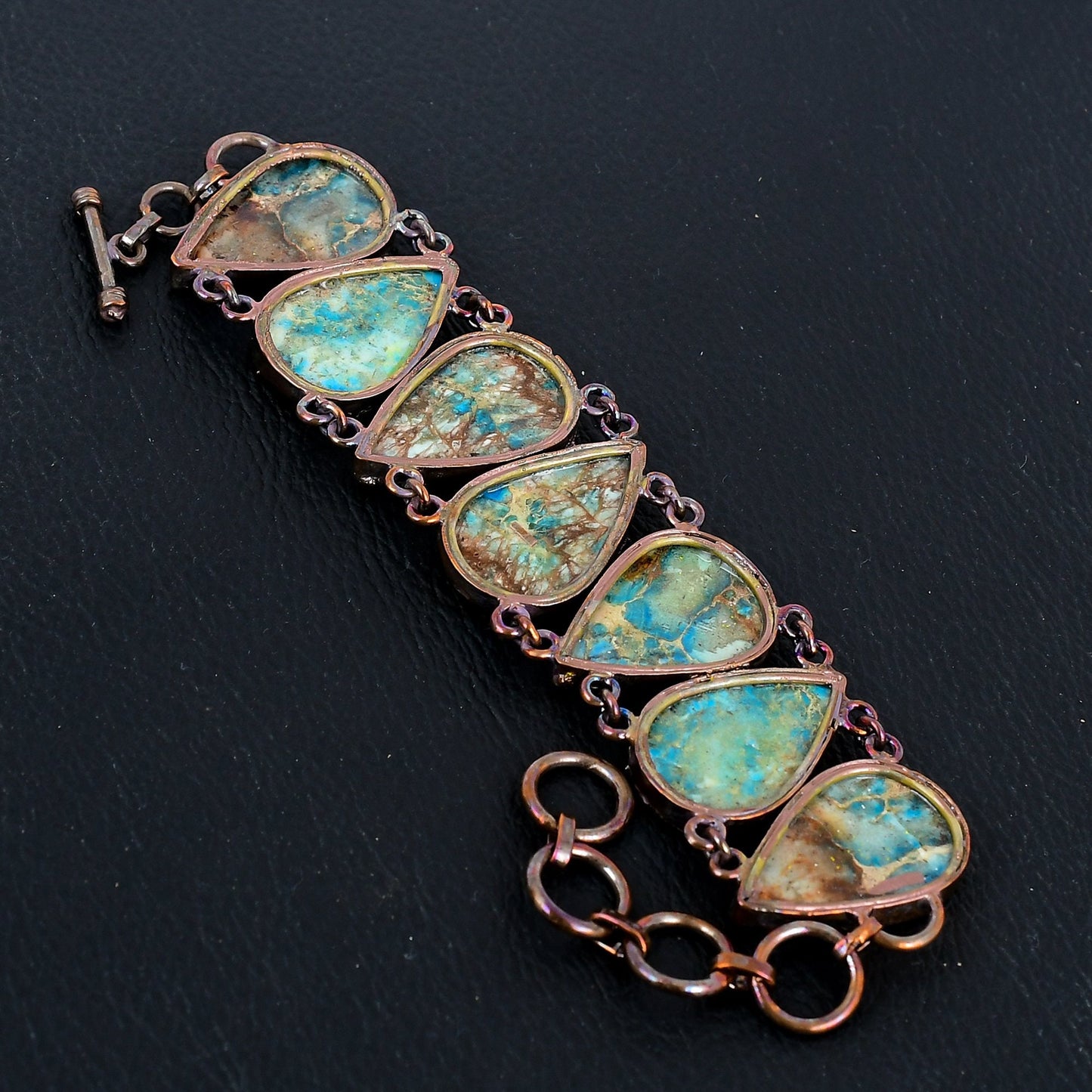 Blue Jasper Gemstone Bracelet