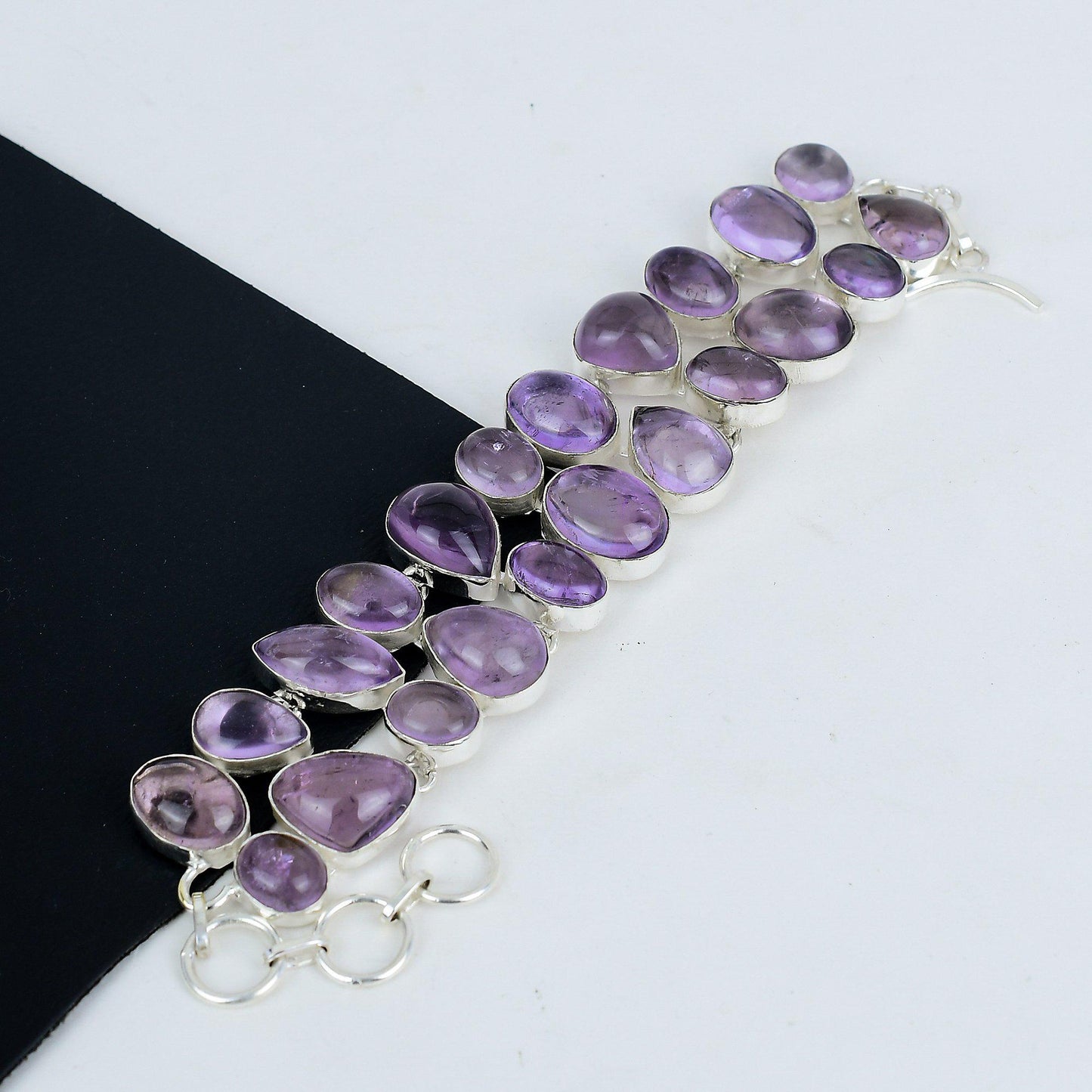 Purple Amethyst Gemstone Bracelet