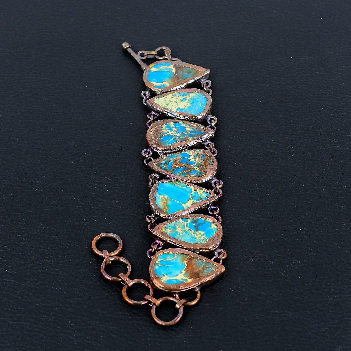 Blue Jasper Gemstone Bracelet