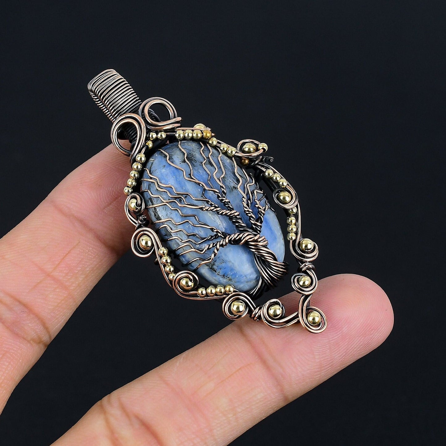 Blue Kyanite Gemstone Pendant