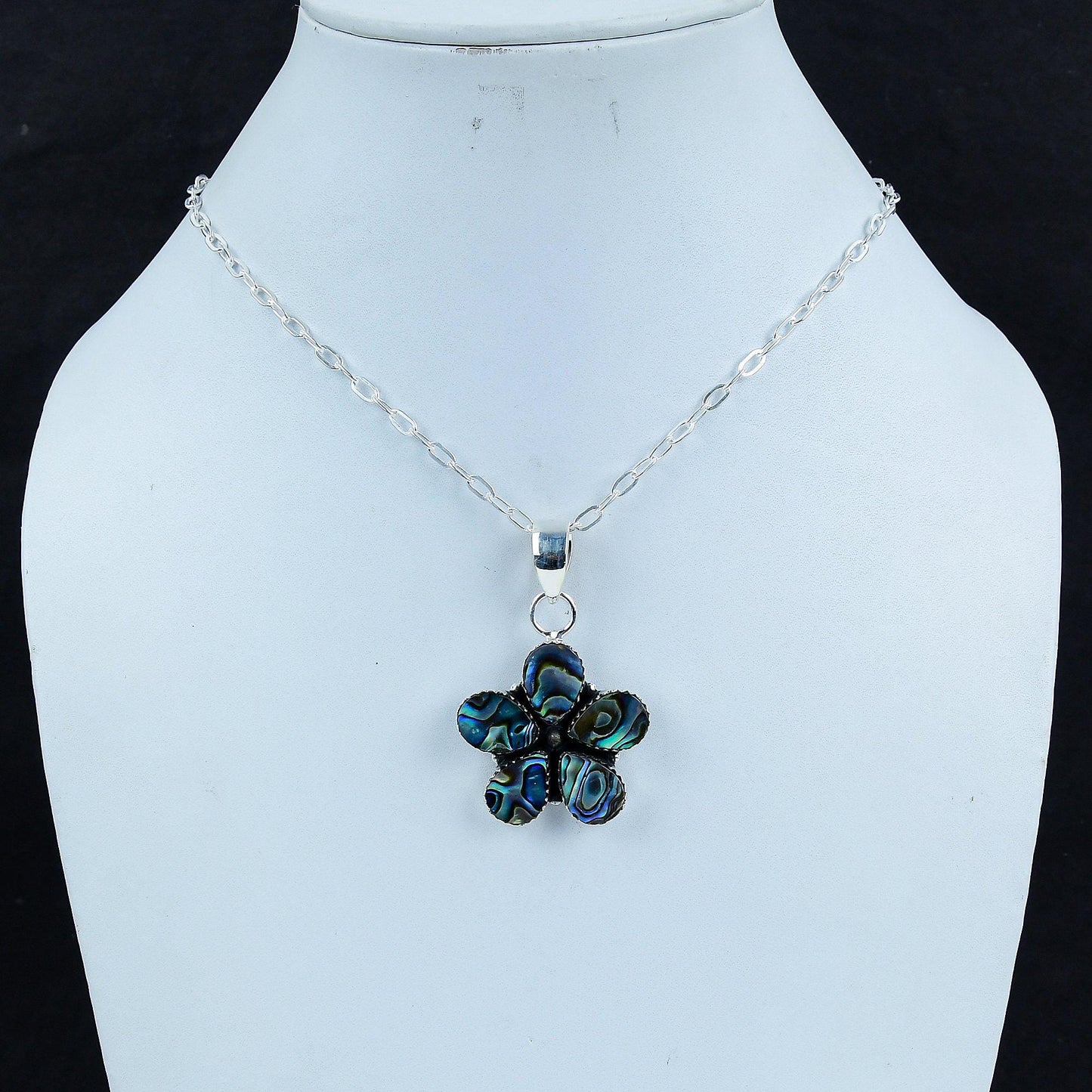 Iridescent Abalone Shell Pendant