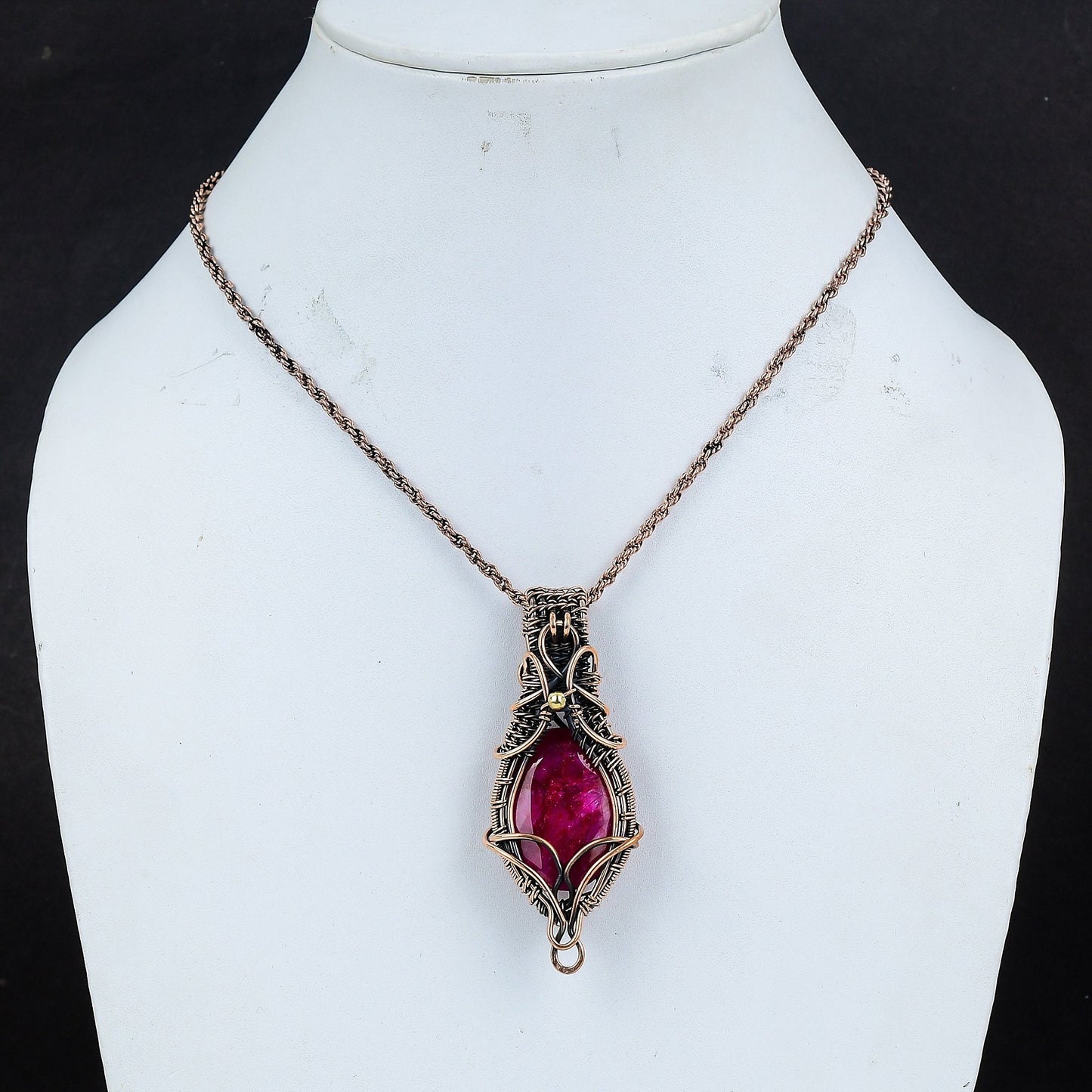 Red Ruby Gemstone Pendant