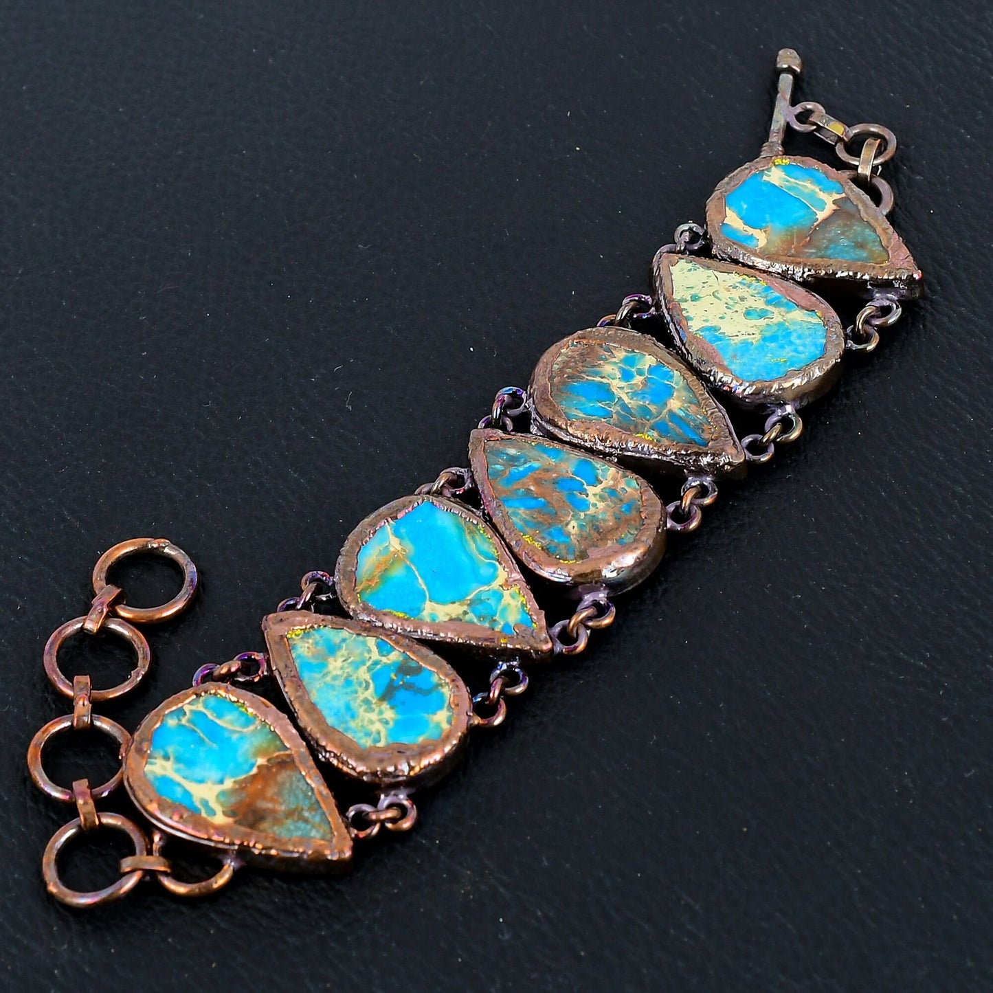 Blue Jasper Gemstone Bracelet