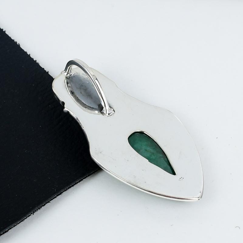 Green Emerald Gemstone Pendant