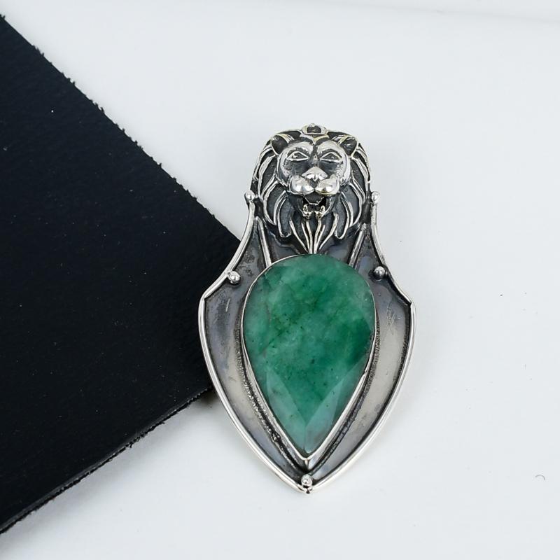 Green Emerald Gemstone Pendant