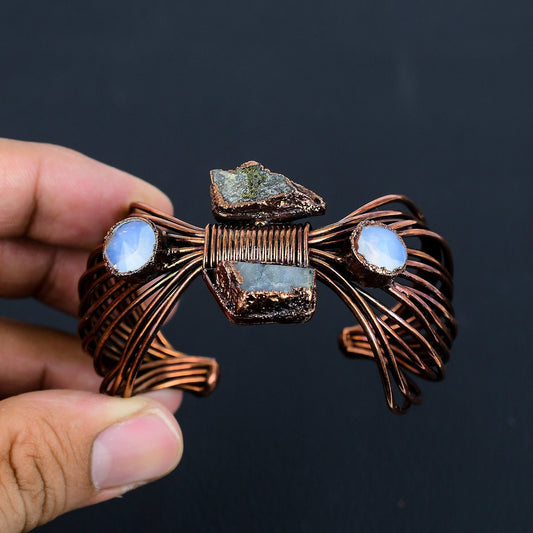 Blue Aquamarine Gemstone Bracelet